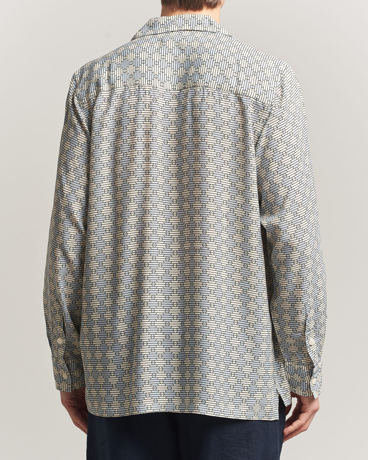 Men | Shirts | OAS | Brillo Long Sleeve Viscose Shirt Forti