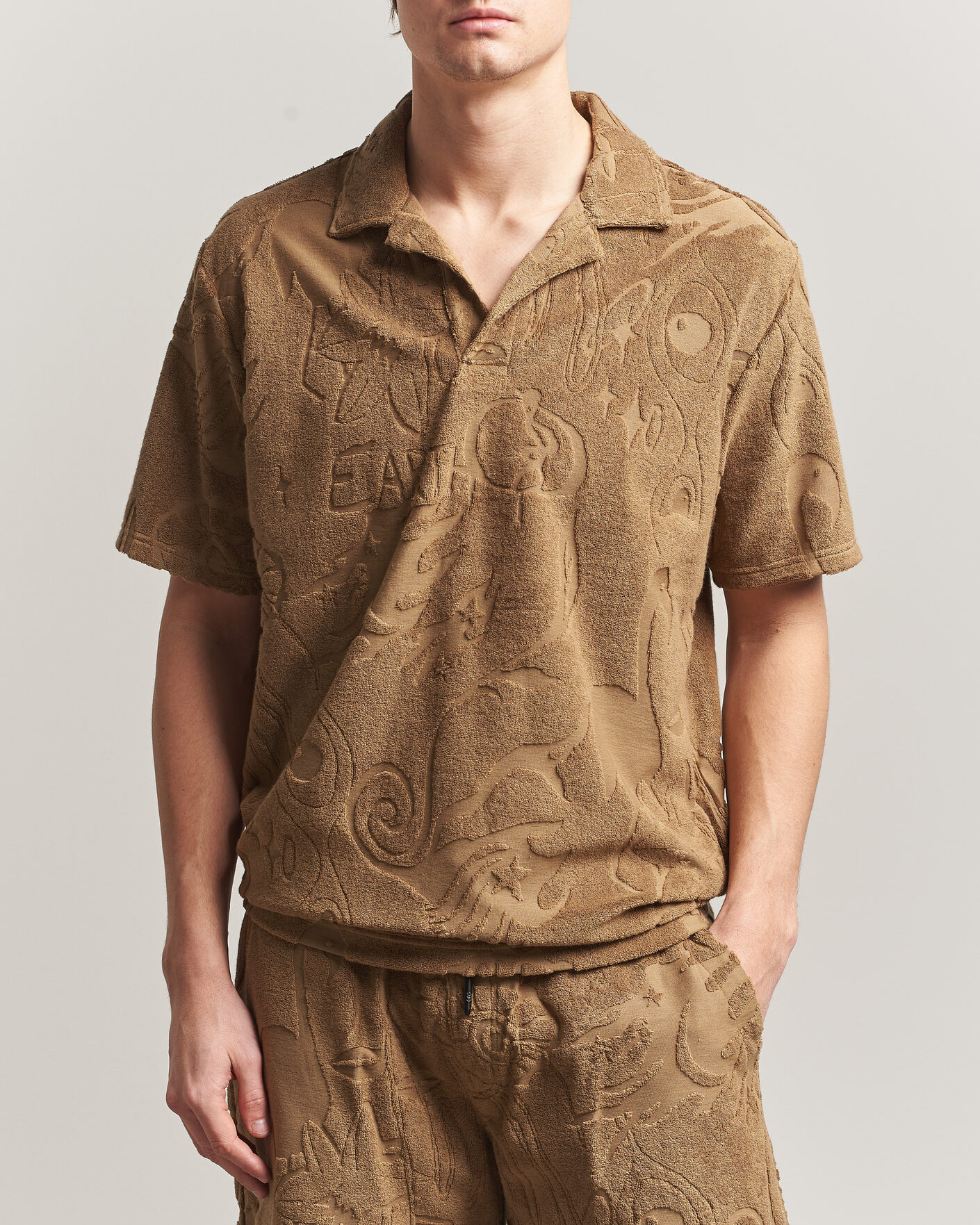 Men | Polo Shirts | OAS | Terry Polo Shirt Wendelo