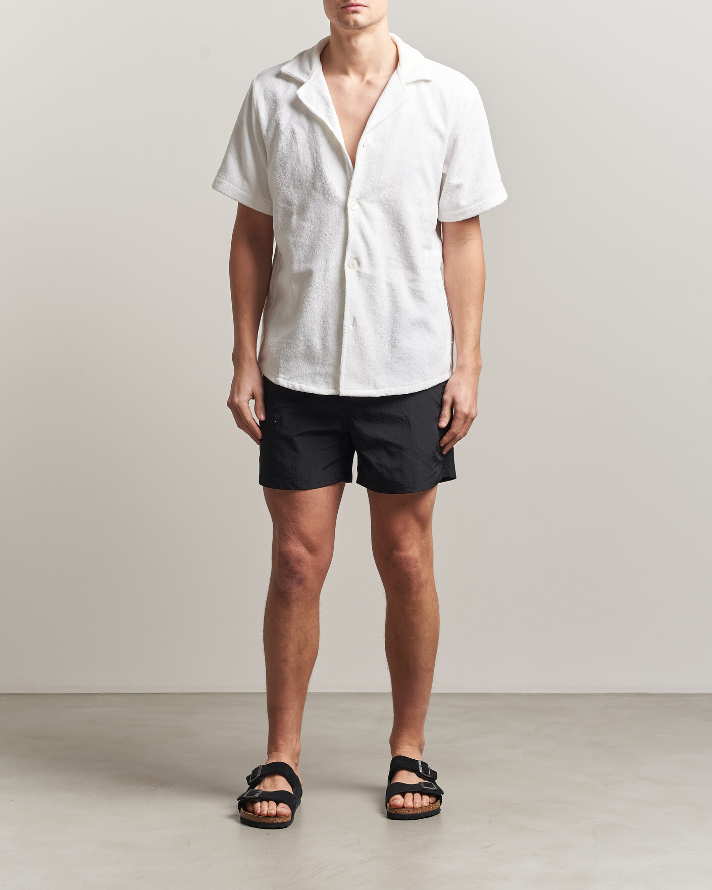 Men | Swimwear | OAS | Plain Swimshorts Black