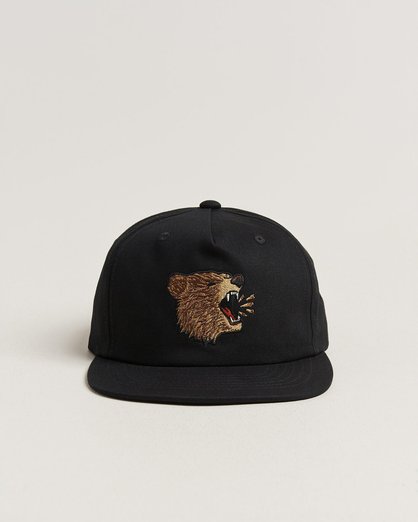 Men | Hats & Caps | Filson | Bear Trucker Cap Black