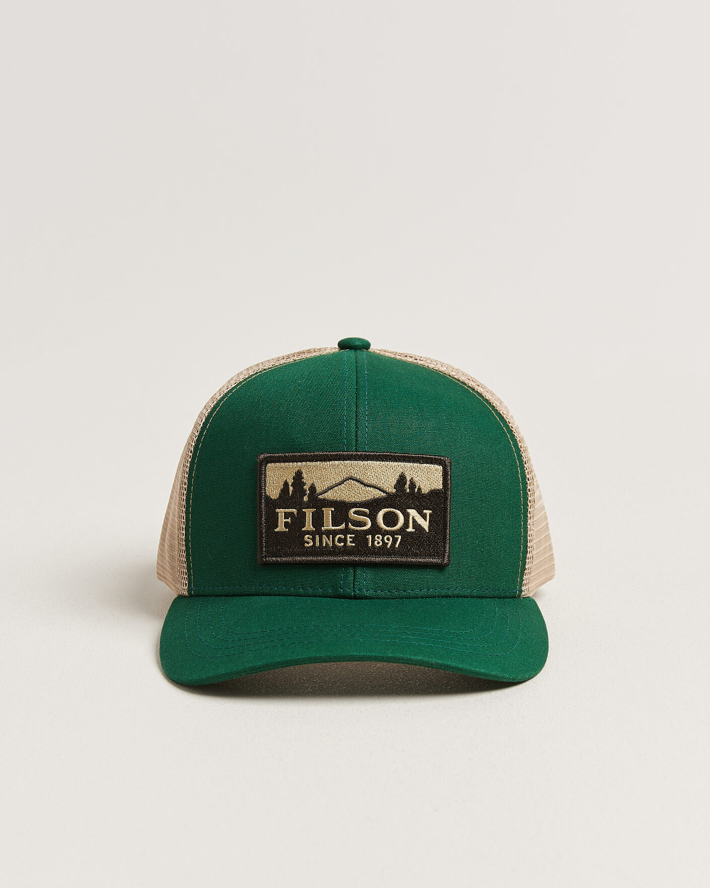 Filson Scenic Logger Mesh Cap Pine/Brown at CareOfCarl.com