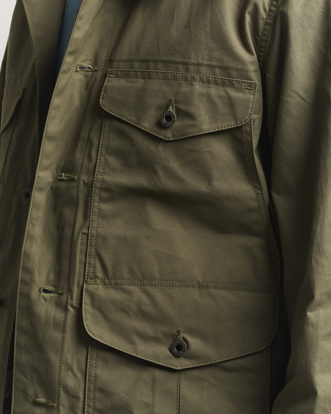Men | Coats & Jackets | Filson | Ranger Journeman Jacket Dark Olive