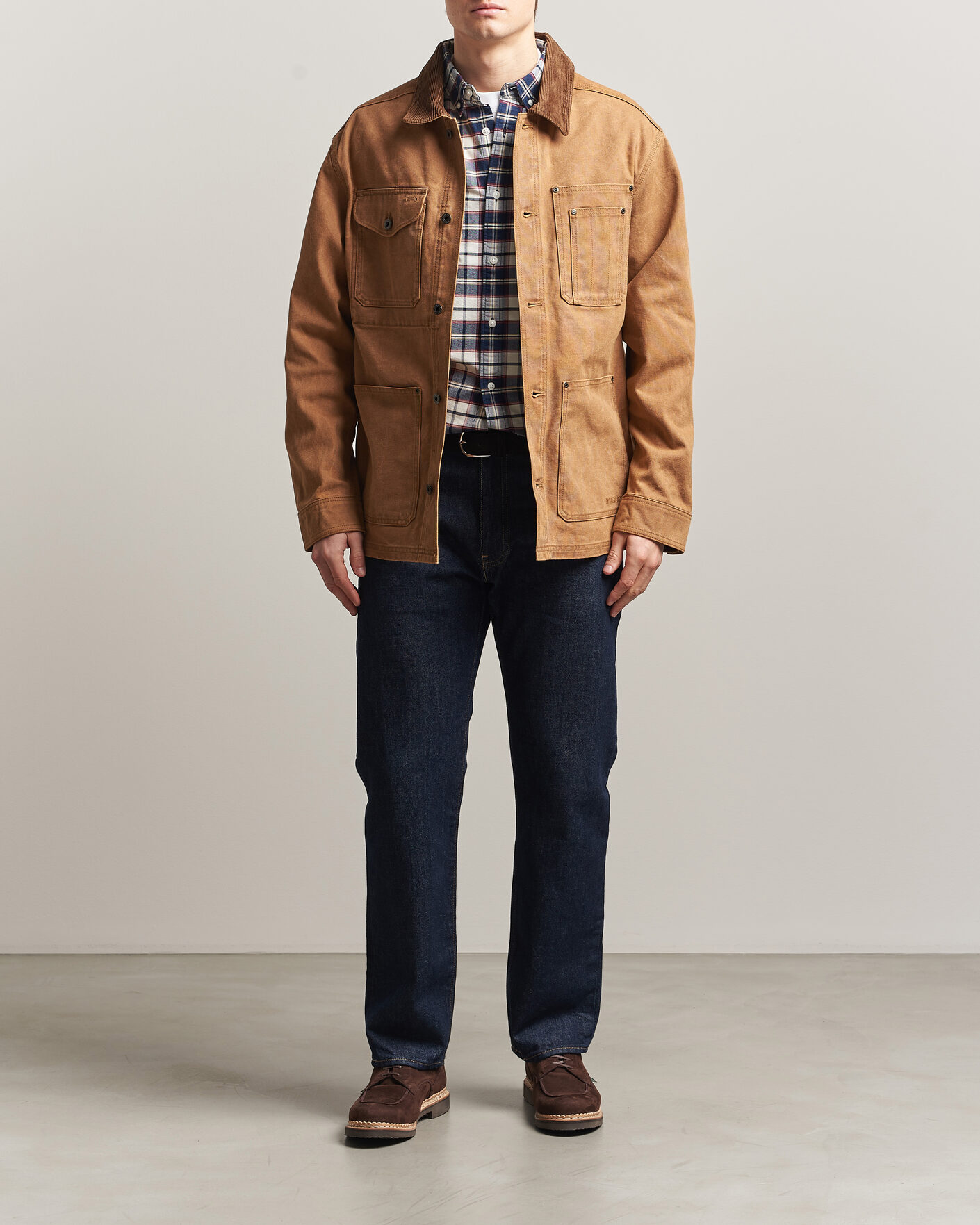 Men | Coats & Jackets | Filson | Rustic Canvas Barn Coat Whiskey