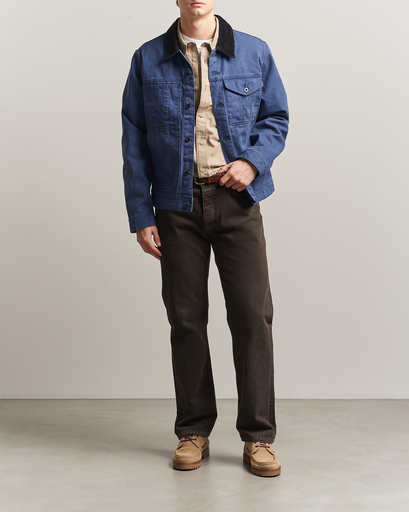Men | Coats & Jackets | Filson | Rustic Canvas Short Cruiser Indigo