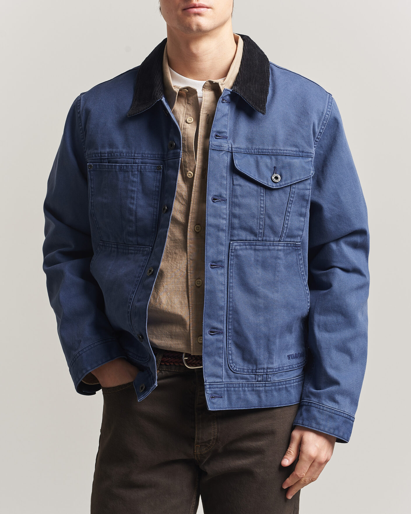 Filson Rustic Canvas Short Cruiser Indigo at CareOfCarl.com Filson Rustic Canvas Short Cruiser Indigo at CareOfCarl.com