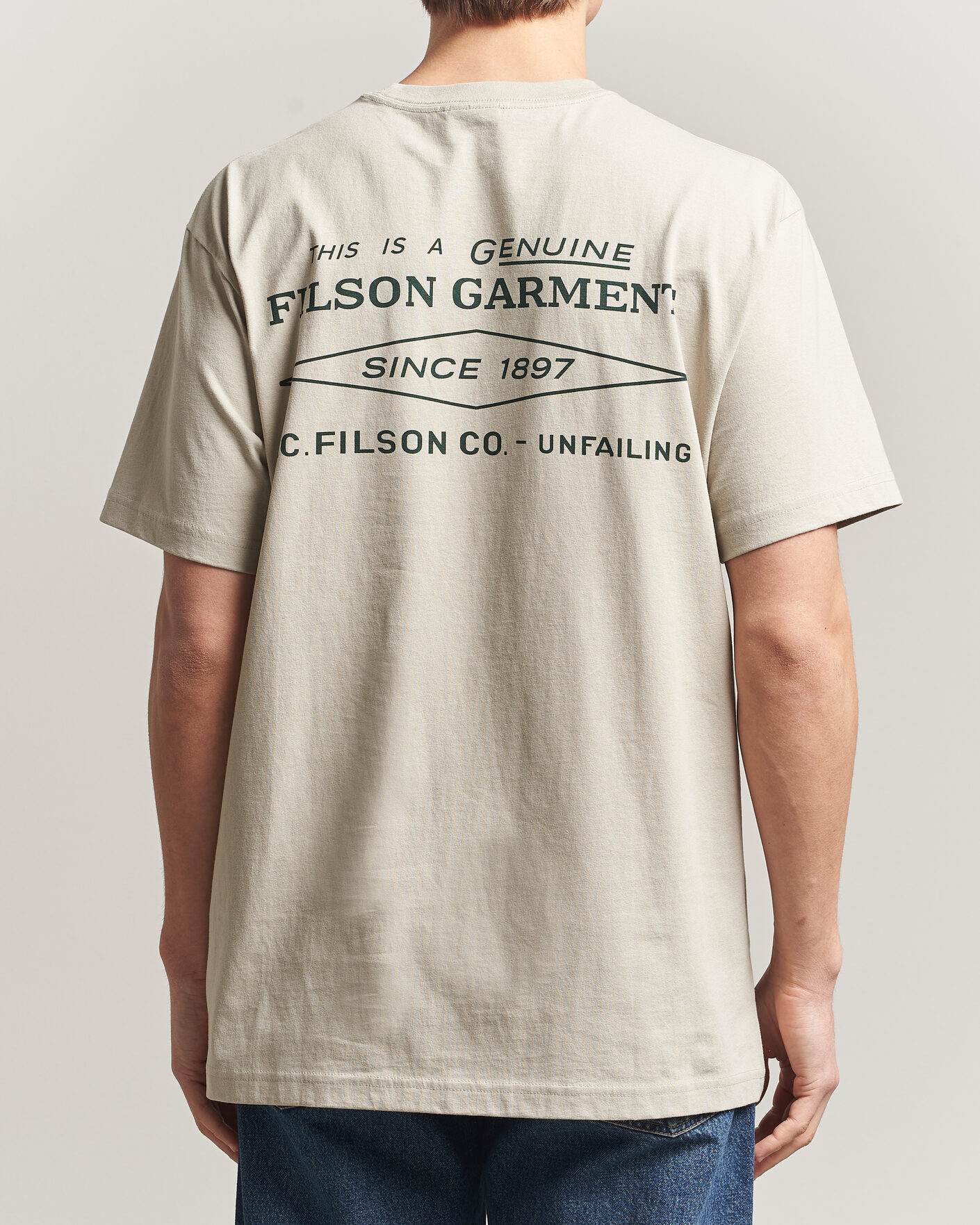Men | T-Shirts | Filson | Diamond Graphic T-Shirt Sky Grey