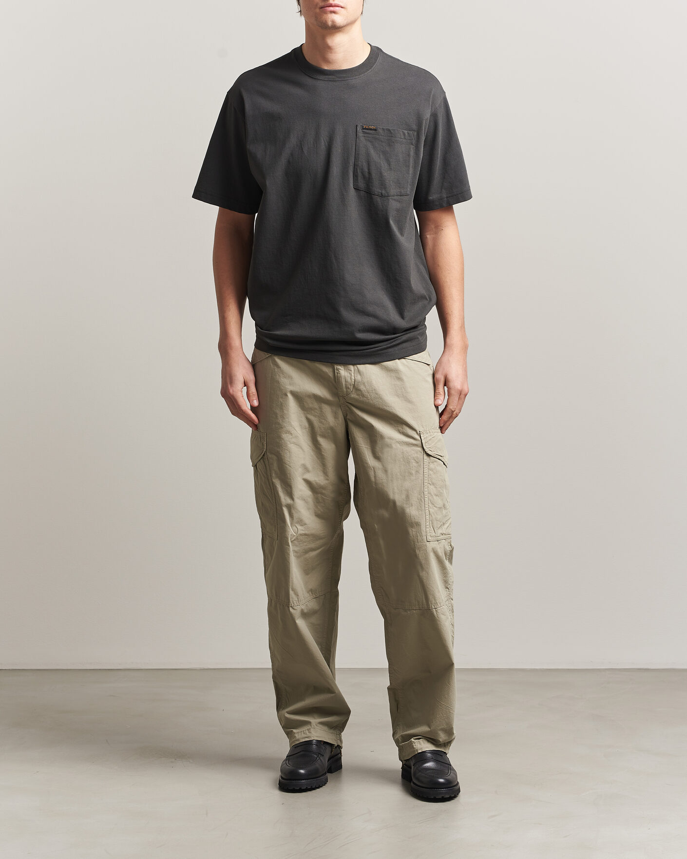 Men | T-Shirts | Filson | Pocket T-Shirt Faded Black