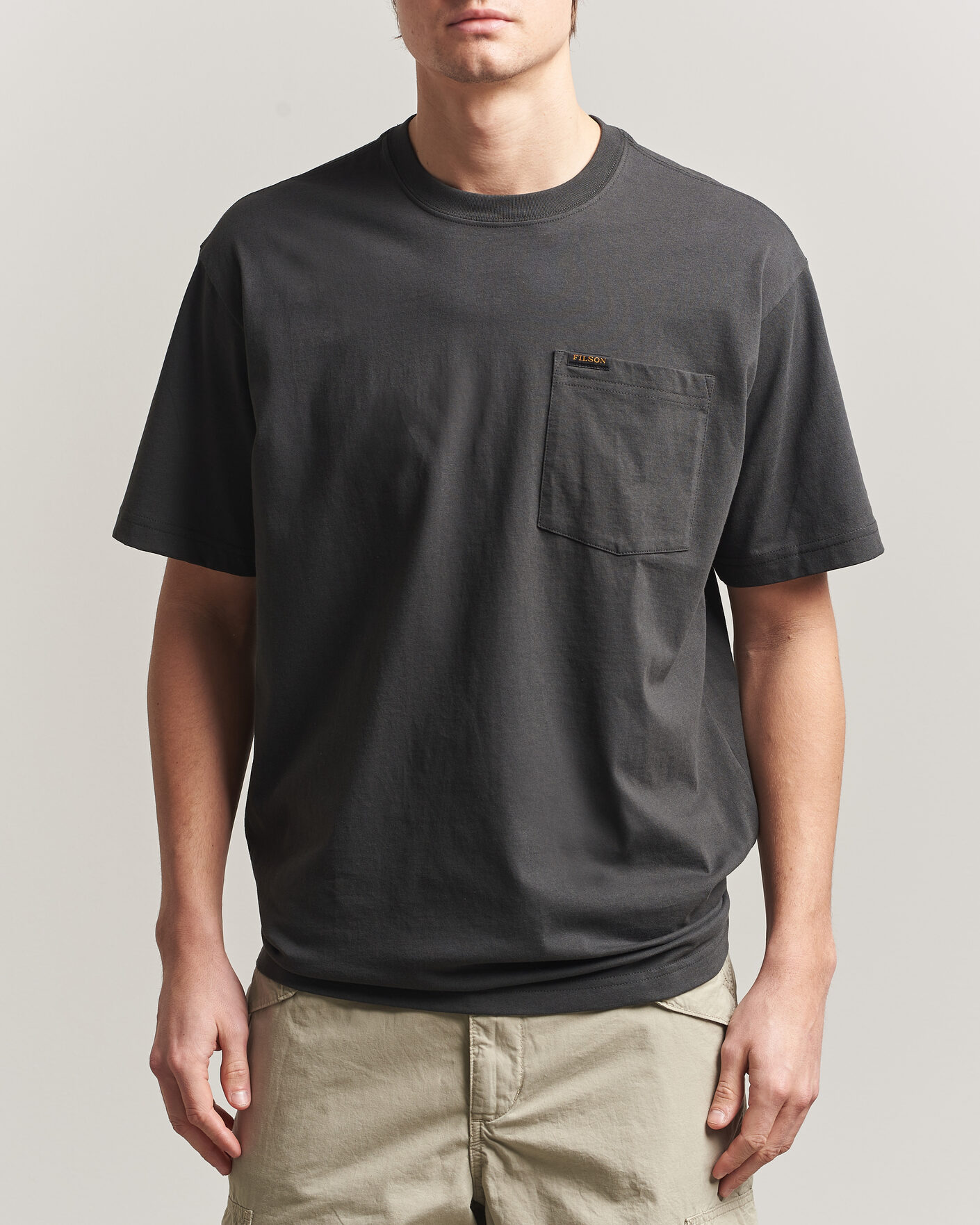 Filson Pocket T-Shirt Faded Black at CareOfCarl.com