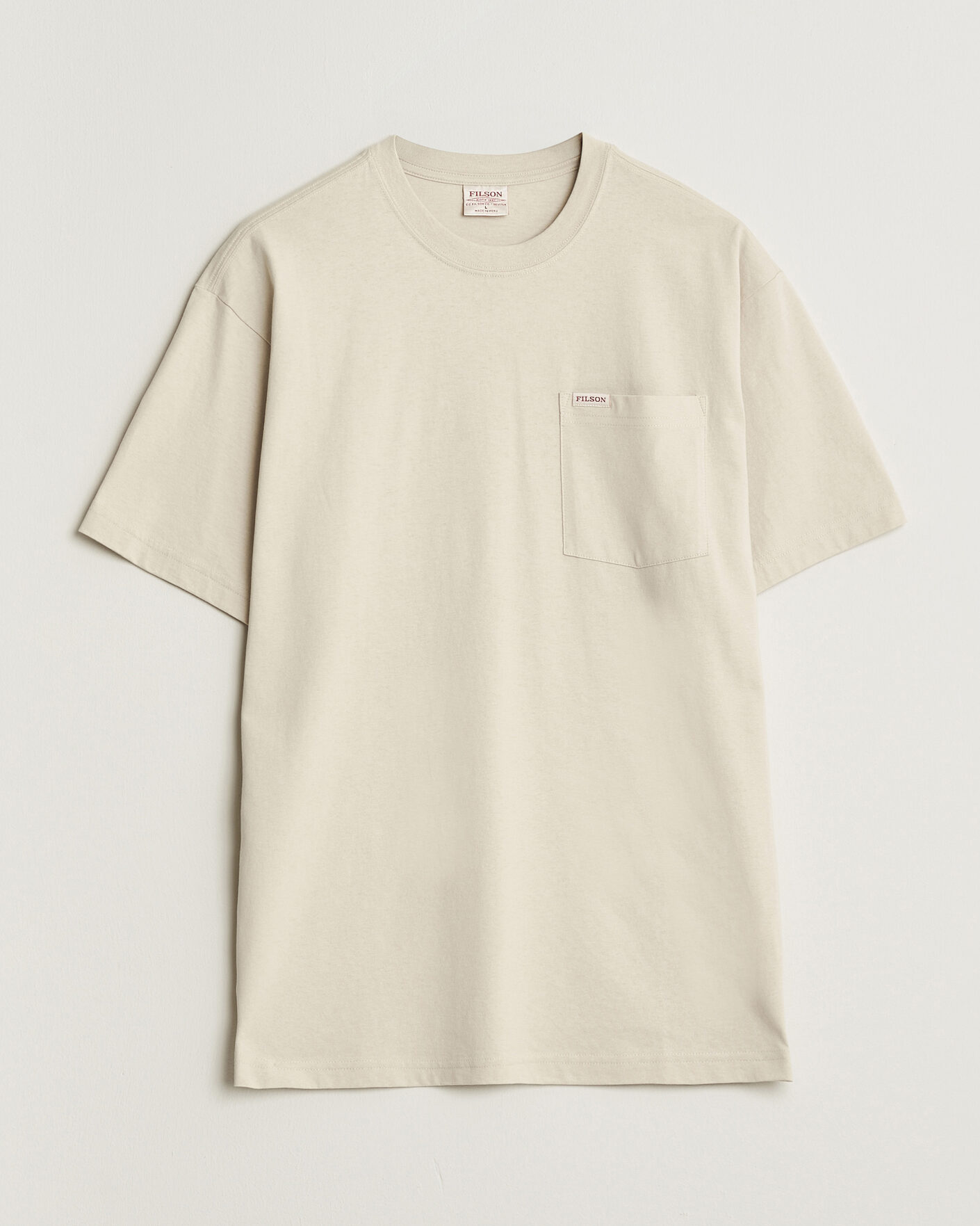 Men | T-Shirts | Filson | Pocket T-Shirt Natural