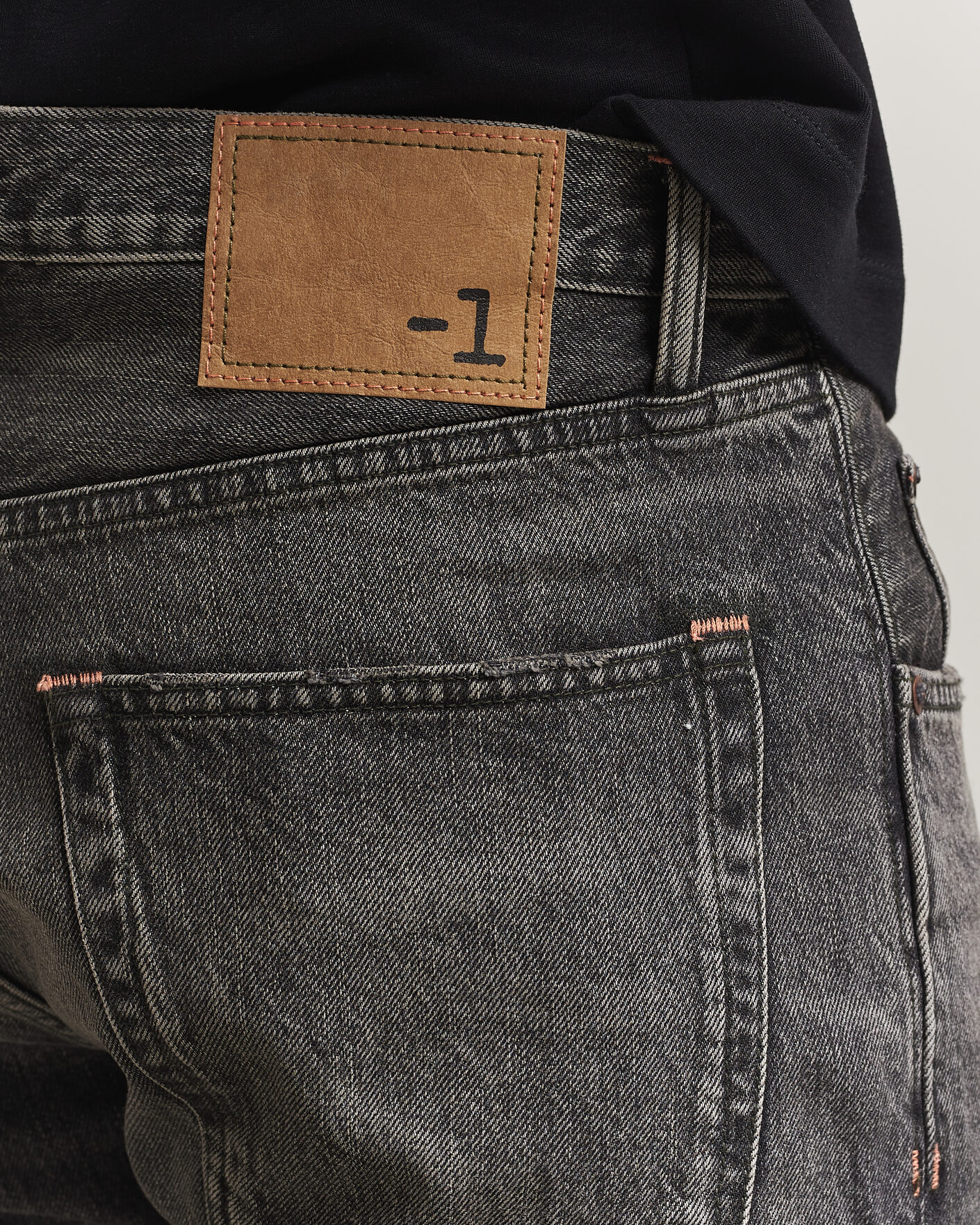 Men | Trousers | -1 Nordic Denim | Regular Fit Jeans Thunderstorm Black Clean