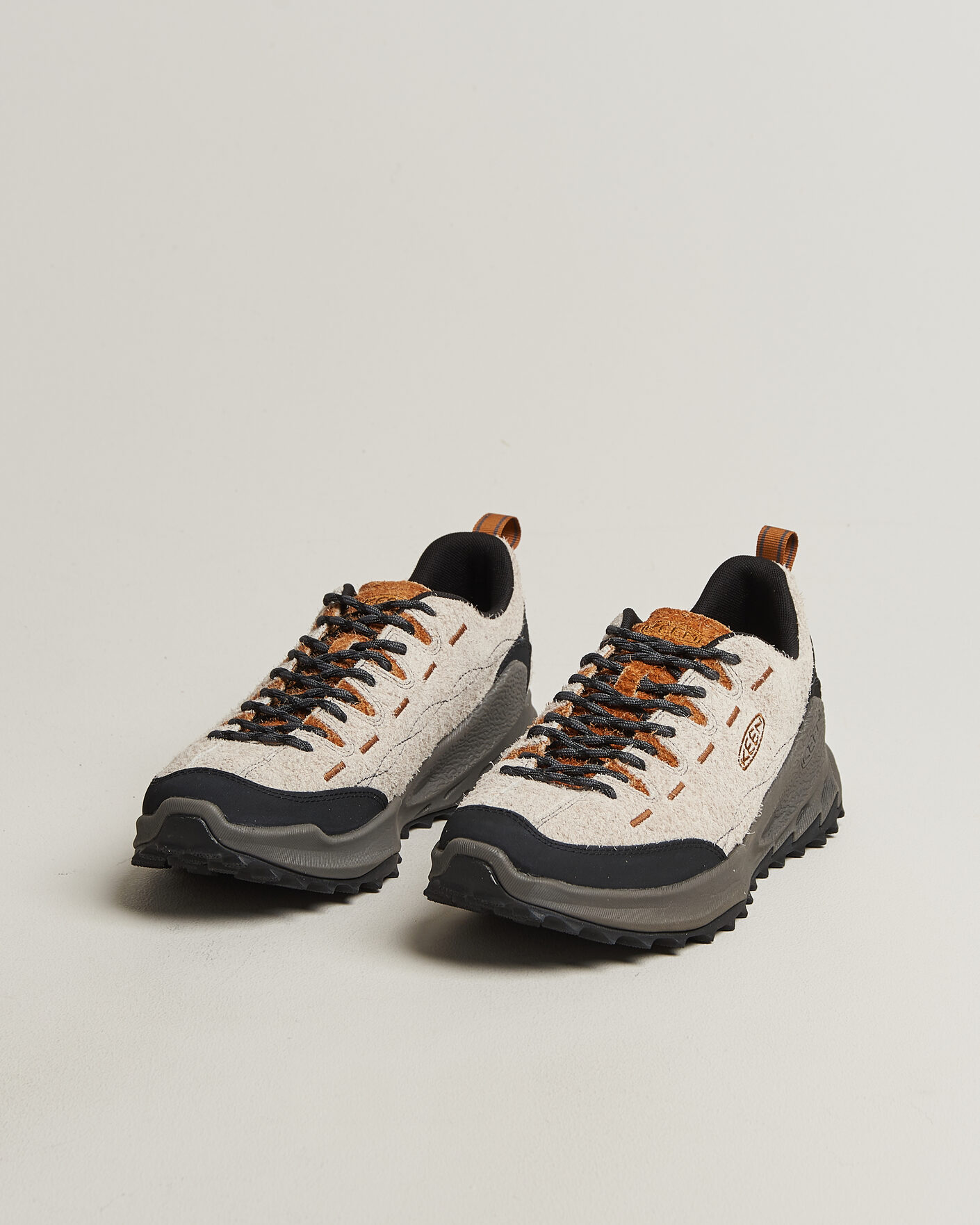 KEEN Jasper Zionic Suede Sneaker Maple at CareOfCarl.com