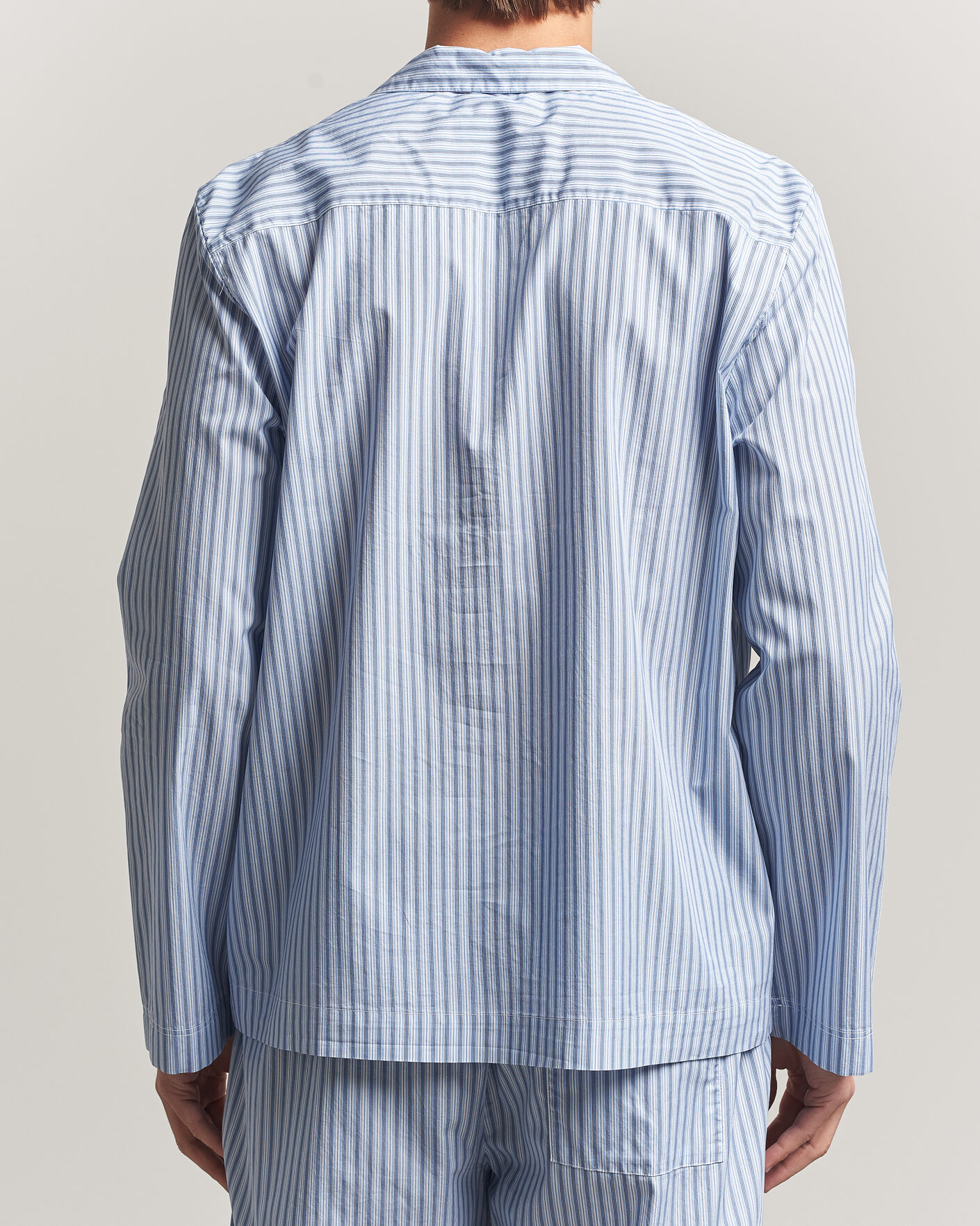 Men | Pyjamas & Robes | Tekla | Fine Twill Pyjama Shirt Cooper Stripes