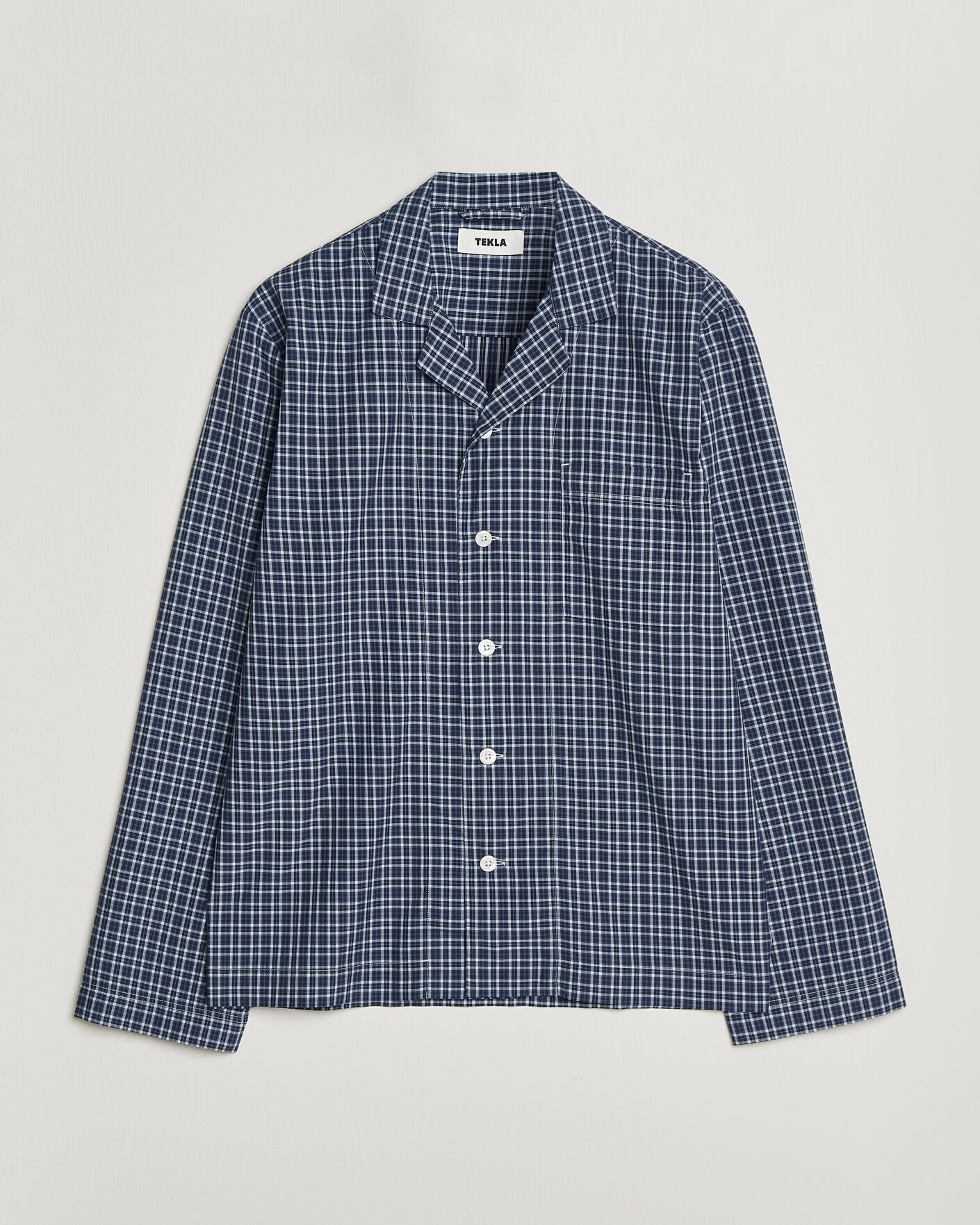 Men | Pyjamas & Robes | Tekla | Fine Twill Pyjama Shirt Lanegan Checks