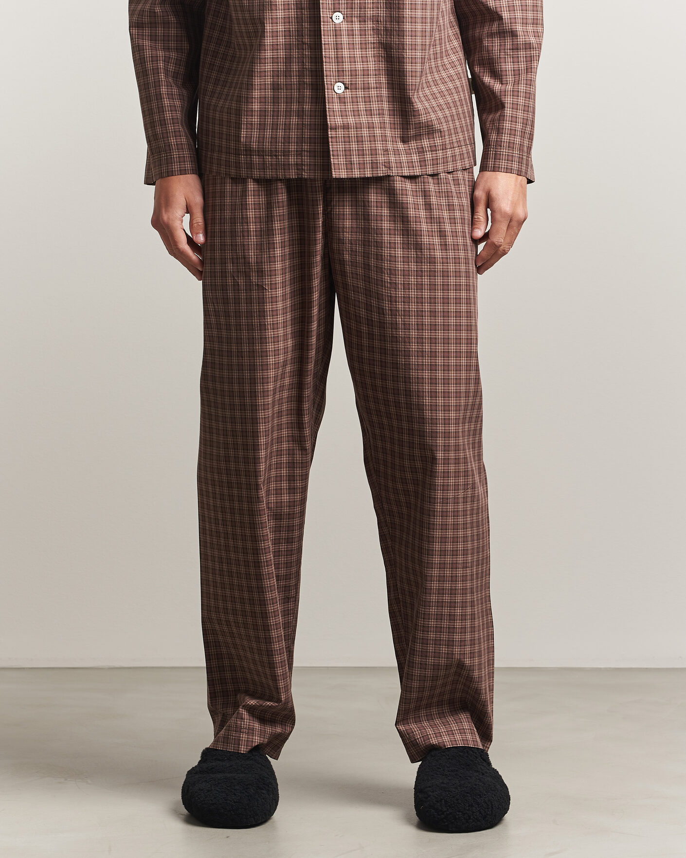 Men | Pyjamas & Robes | Tekla | Fine Twill Pyjama Pants Serra Checks
