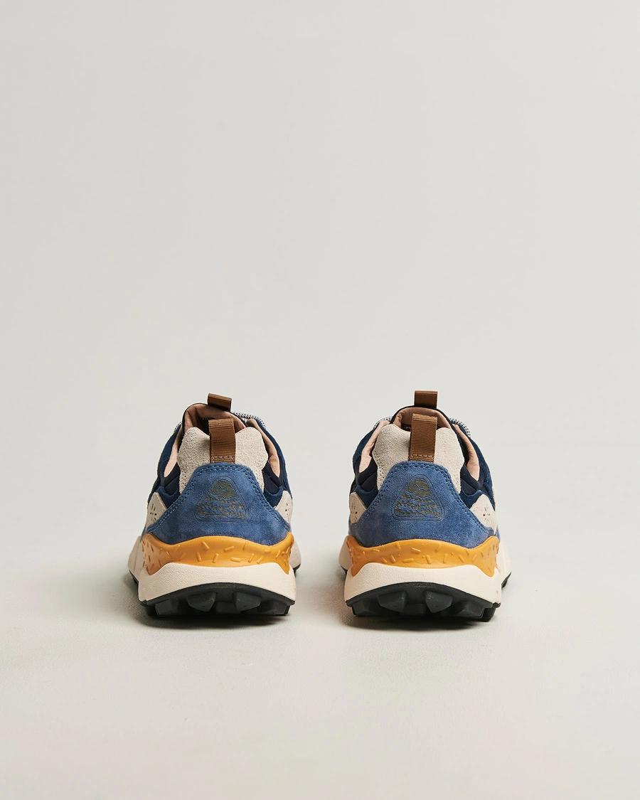 Men | Sneakers | Flower Mountain | Yamano 3 Suede/Nylon Sneaker Dark Blue