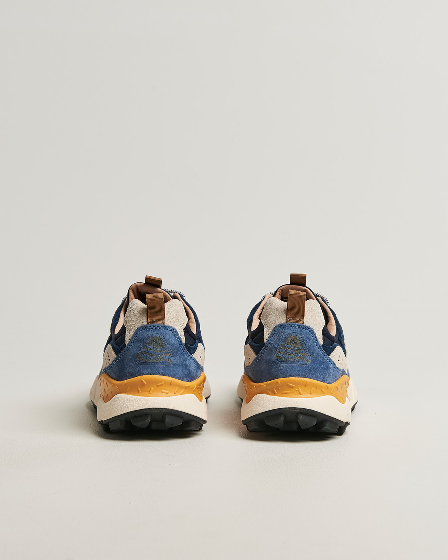 Men | Sneakers | Flower Mountain | Yamano 3 Suede/Nylon Sneaker Dark Blue