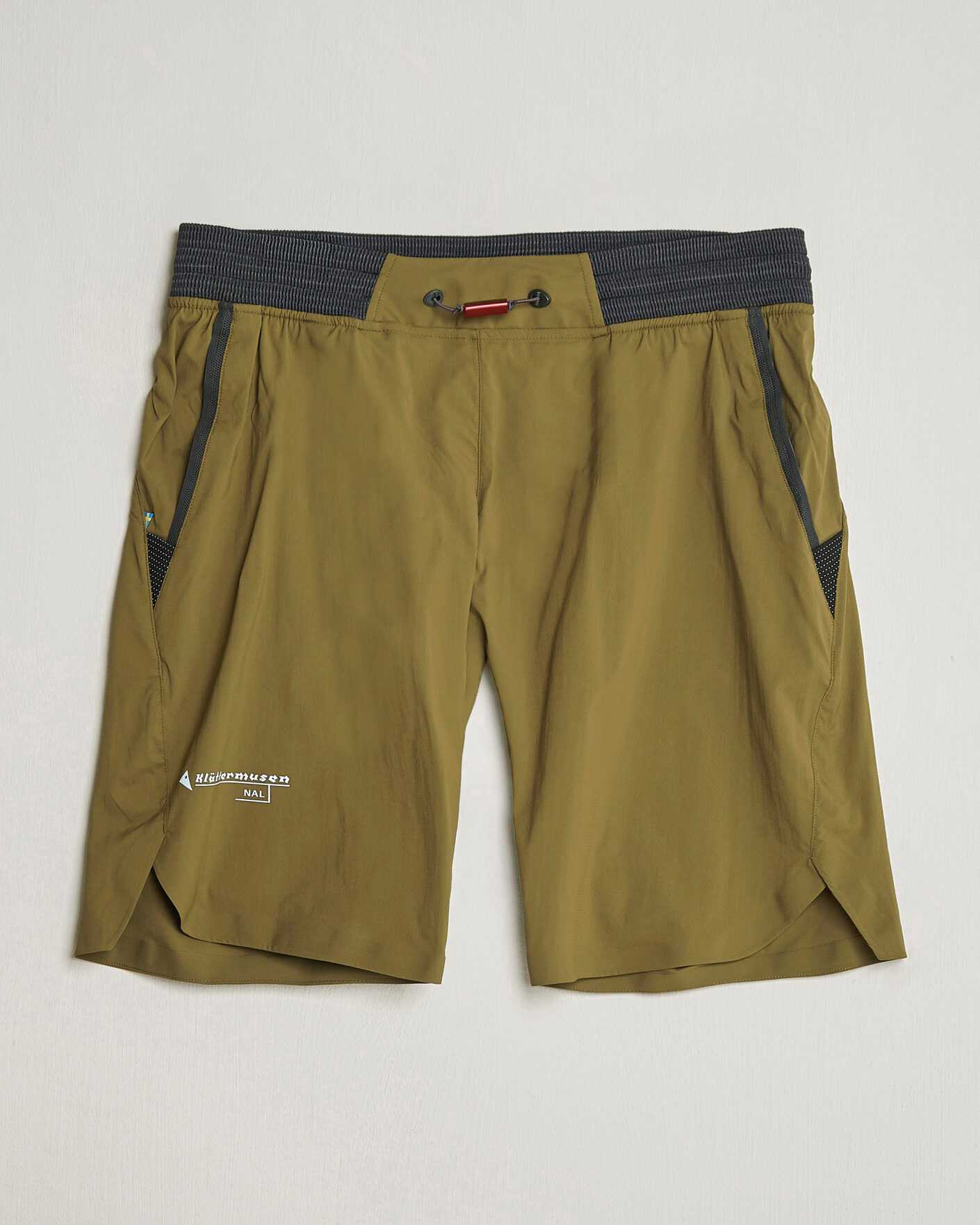 Klättermusen Nal Windbreaker Shorts Olive at CareOfCarl.com
