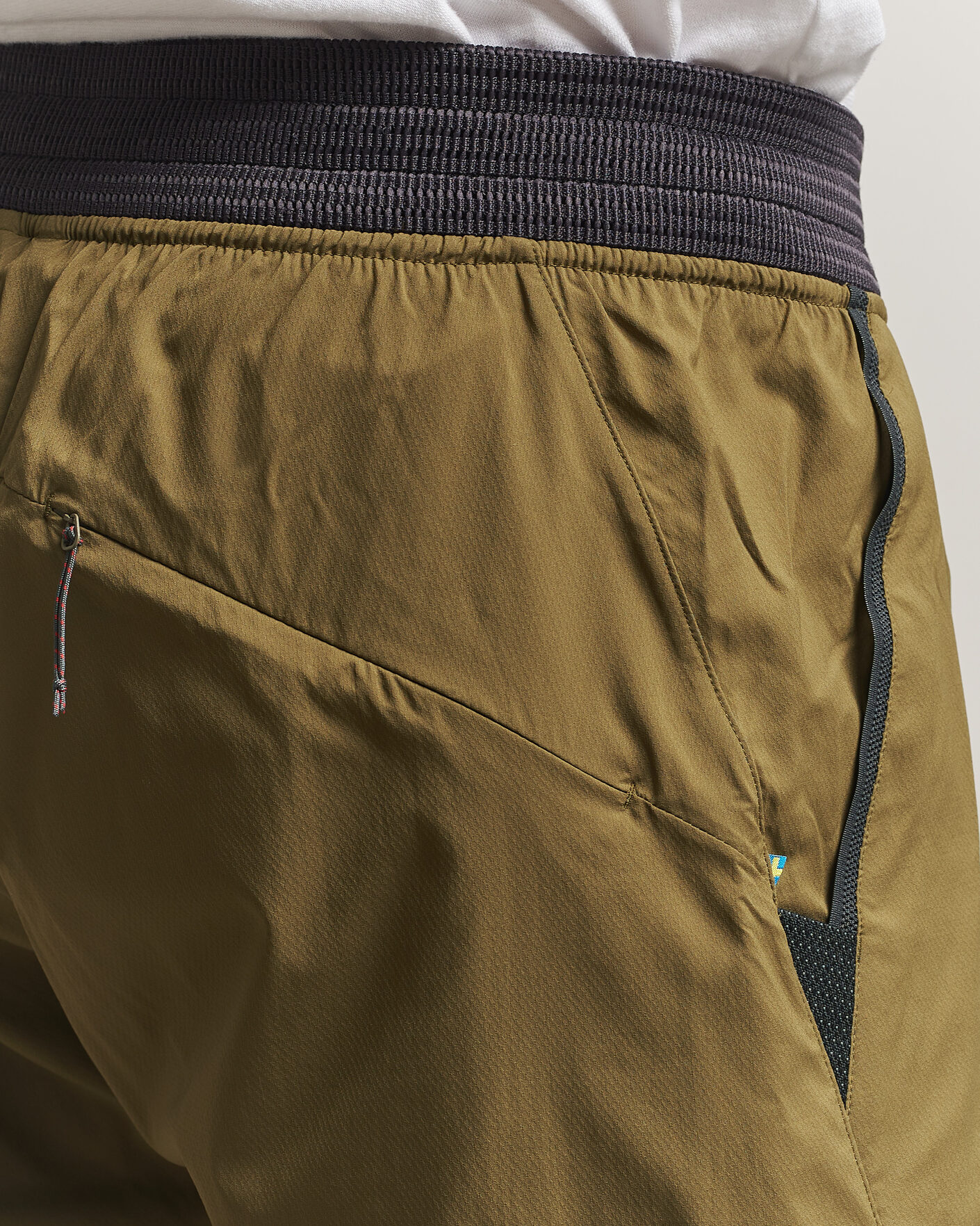 Klättermusen Nal Windbreaker Shorts Olive at CareOfCarl.com