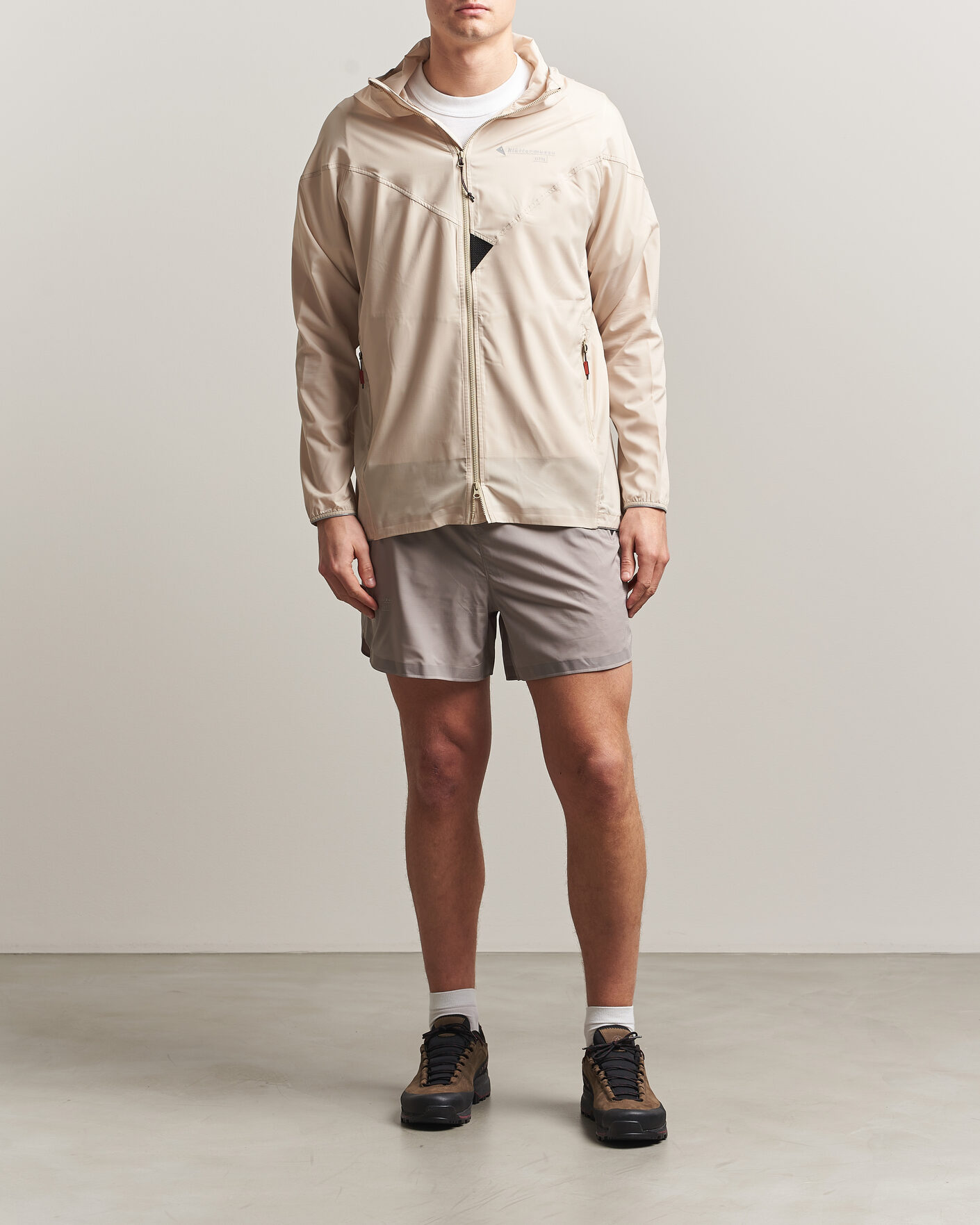 Men | Shorts | Klättermusen | Bele Running Shorts Ridge Grey