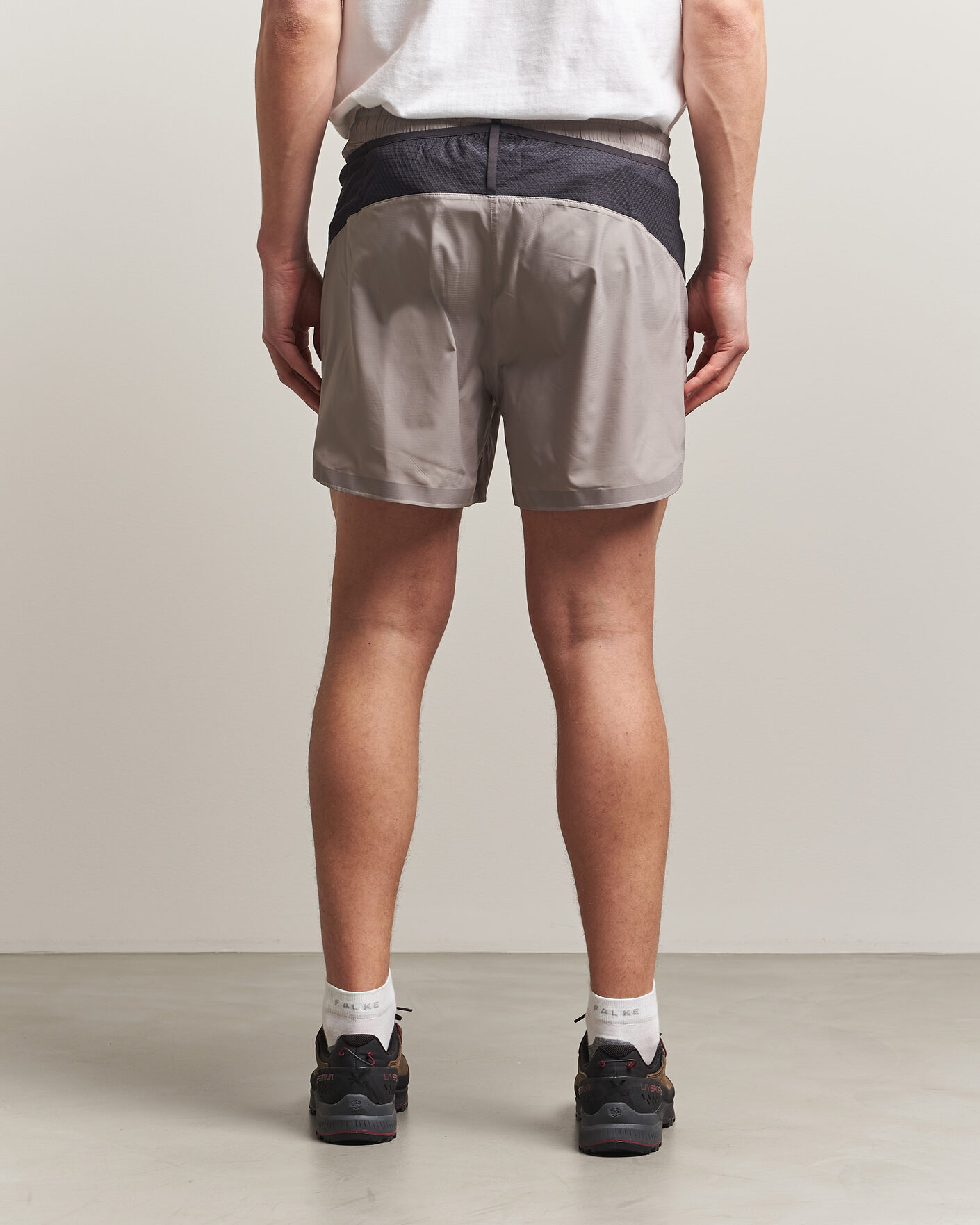 Men | Shorts | Klättermusen | Bele Running Shorts Ridge Grey