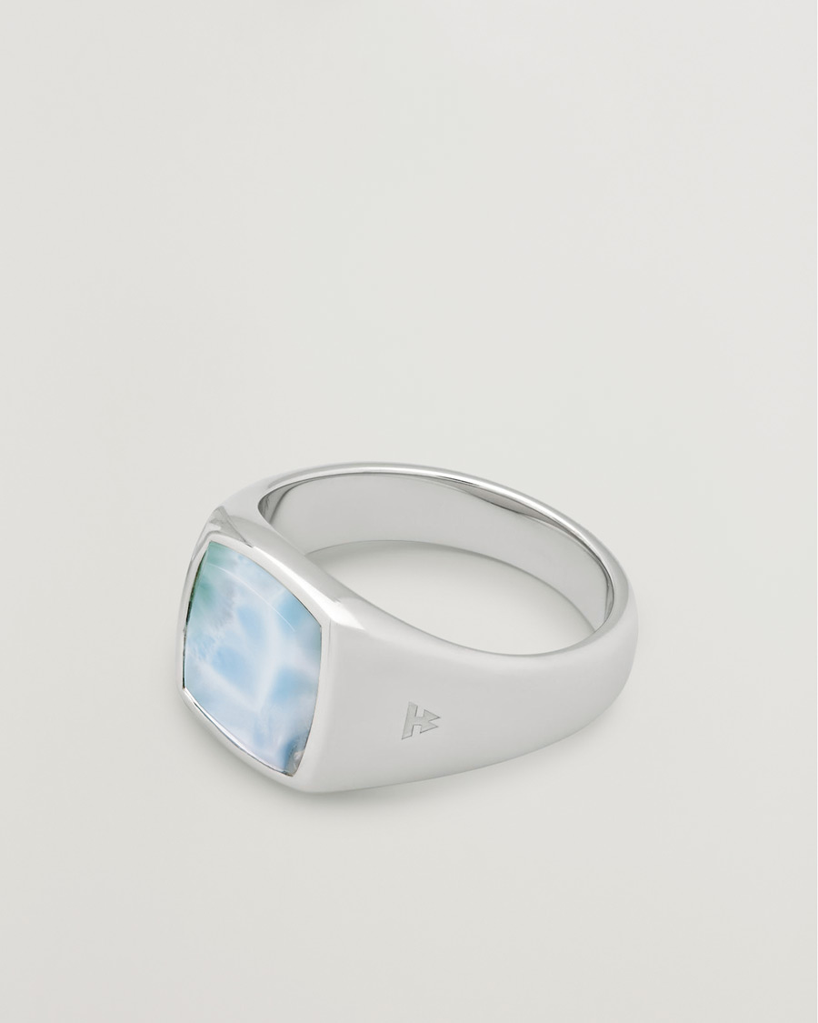 Men | Jewellery | Tom Wood | Kay Ring Ice Blue Silver