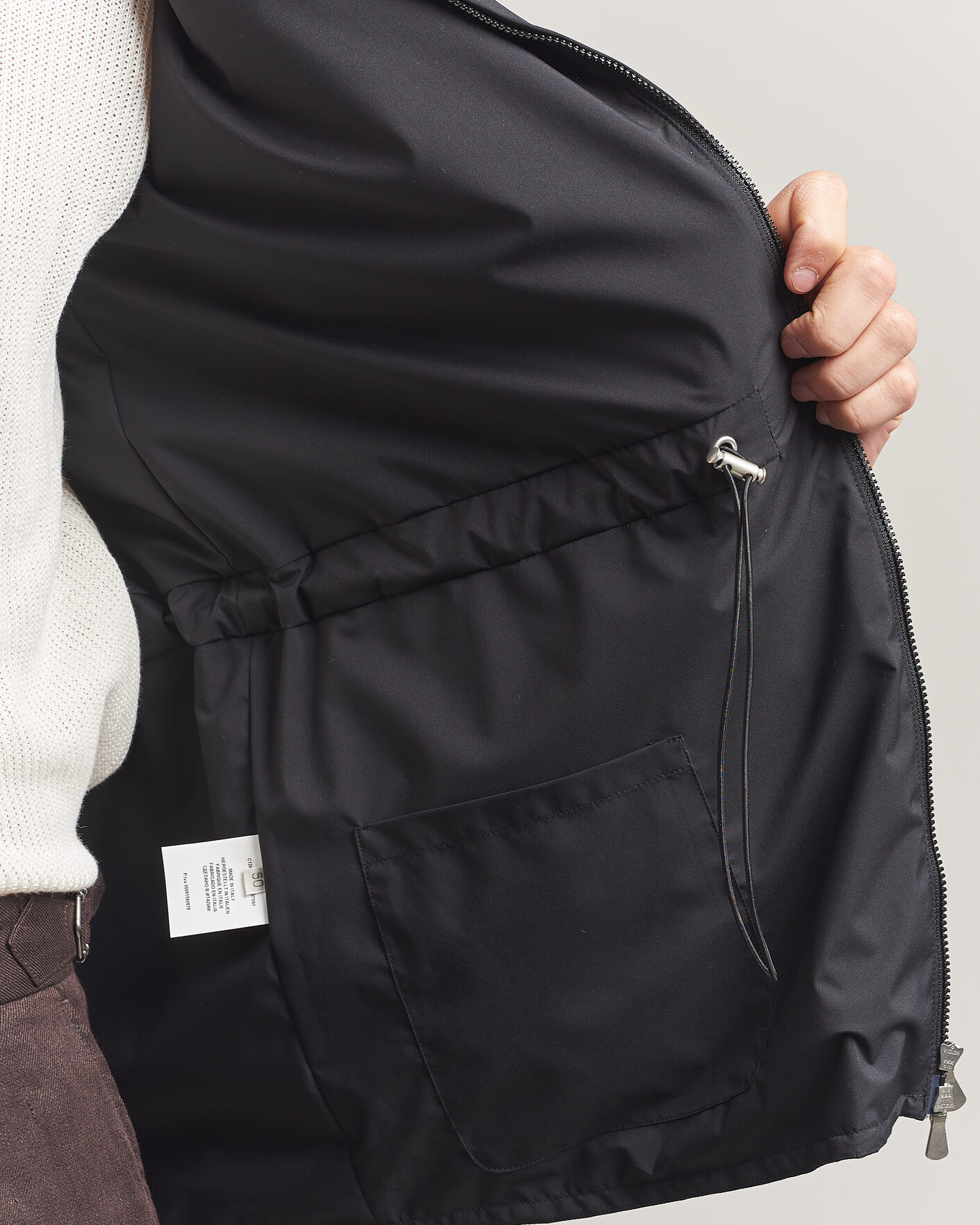 Men | Coats & Jackets | Gran Sasso | Nylon Field Jacket Navy