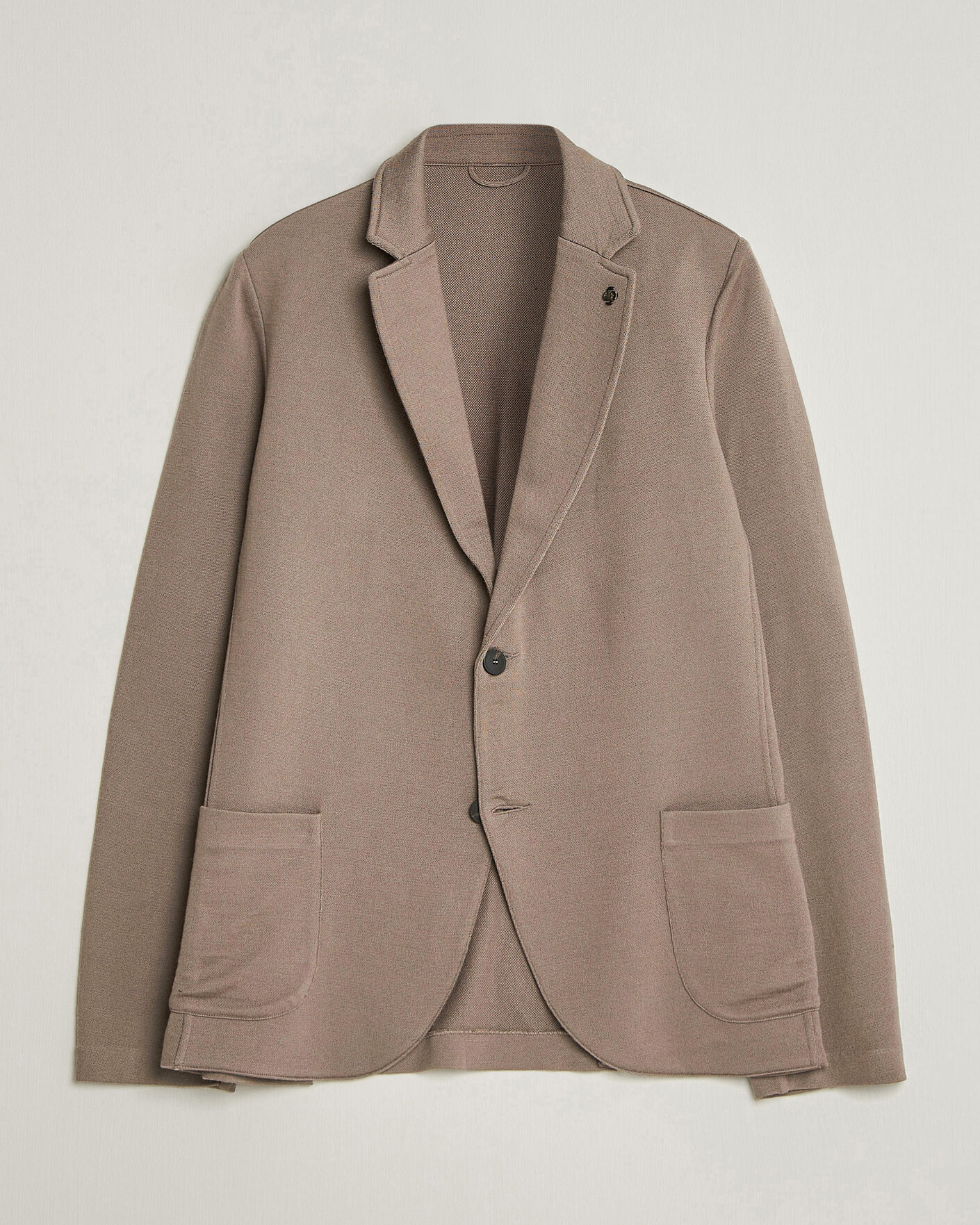 Men | Blazers | Gran Sasso | Wool Knitted Blazer Brown