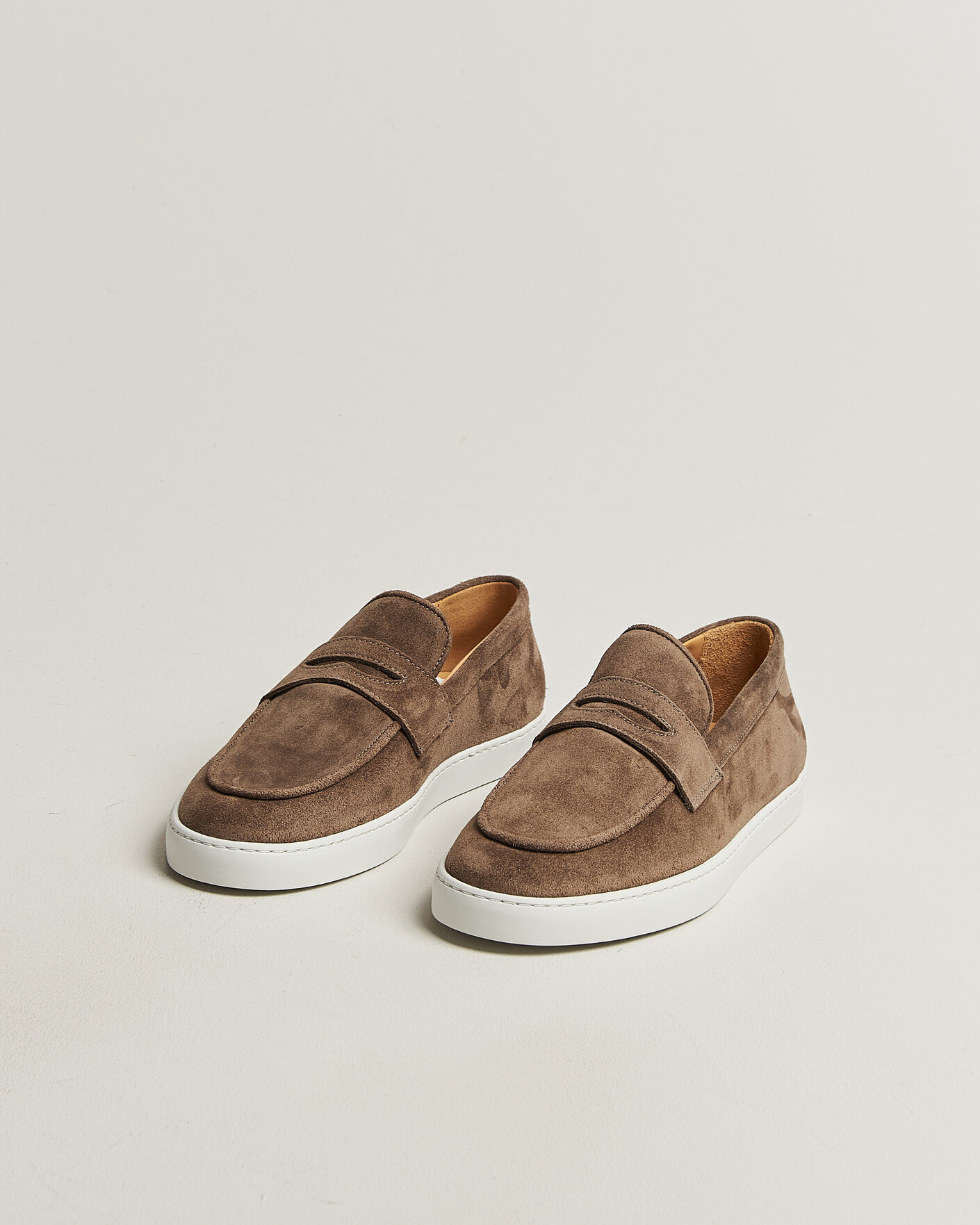 Men | Loafers | Fliteless | Suede Penny Sneaker Light Brown