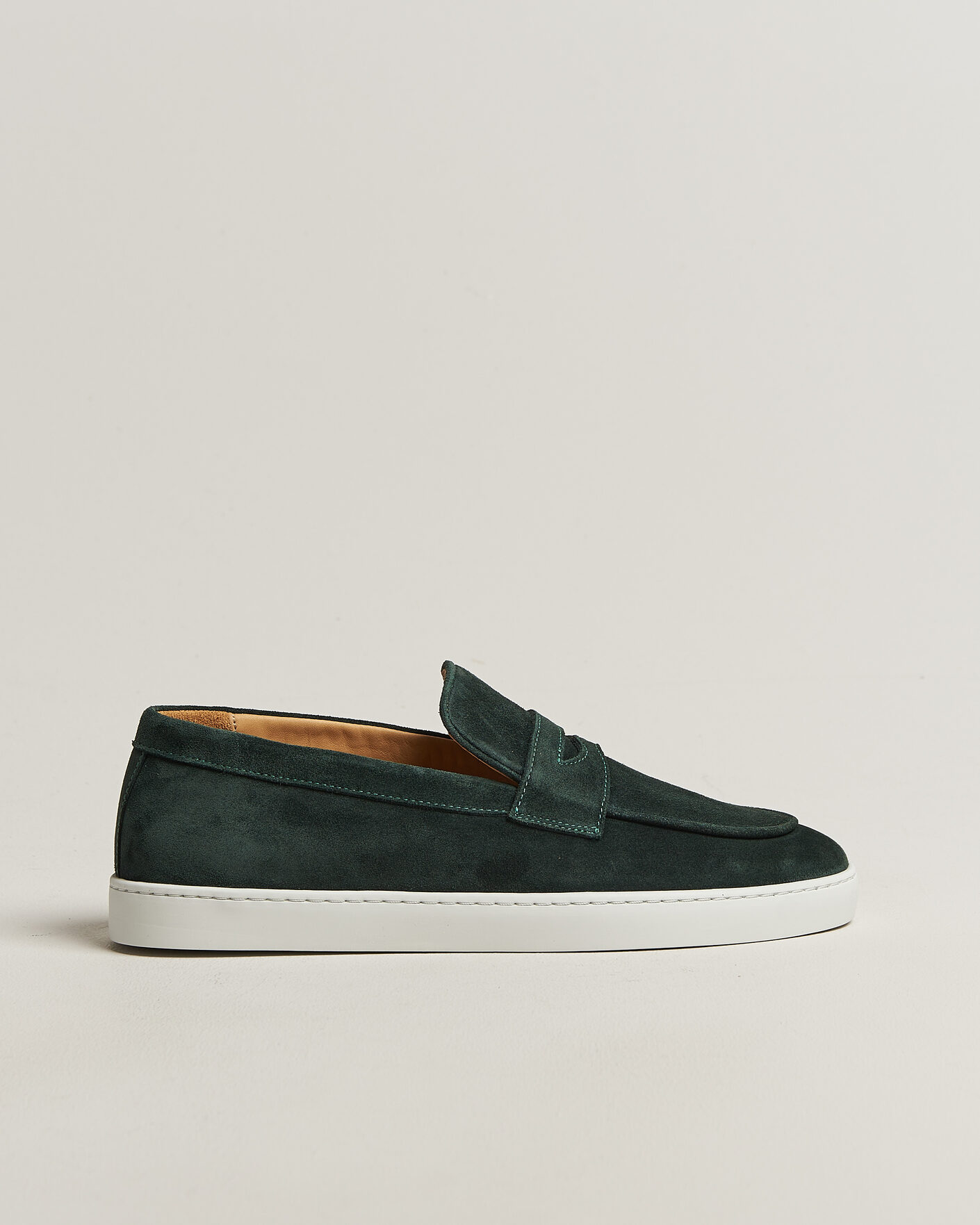 Men | Loafers | Fliteless | Suede Penny Sneaker Green