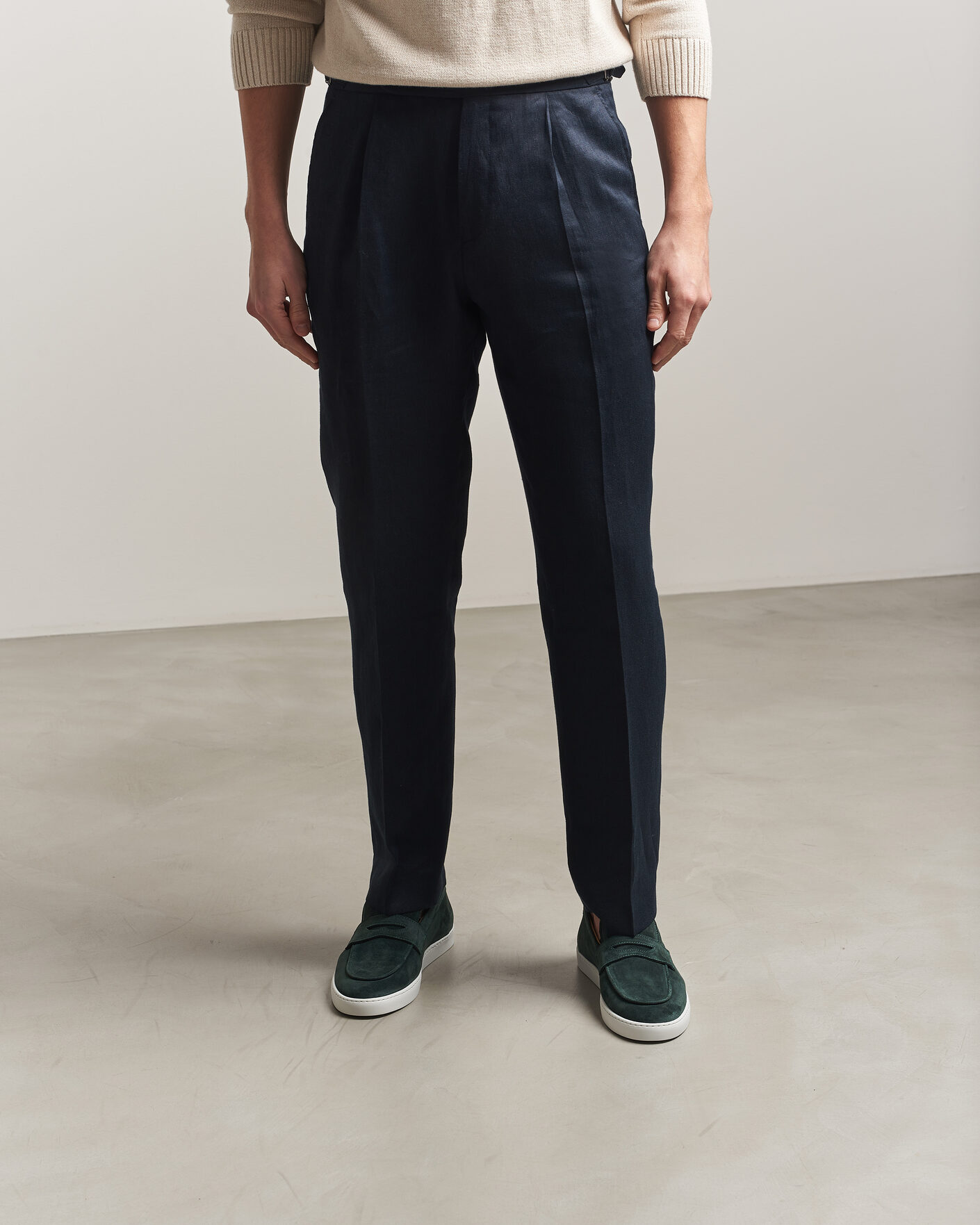 Men | Loafers | Fliteless | Suede Penny Sneaker Green