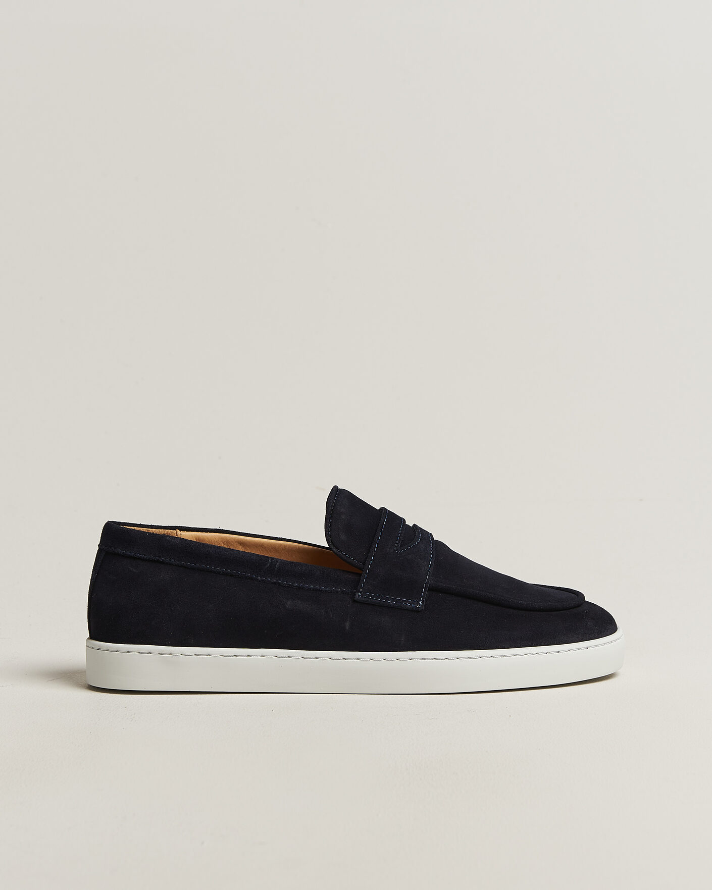 Men | Loafers | Fliteless | Suede Penny Sneaker Navy