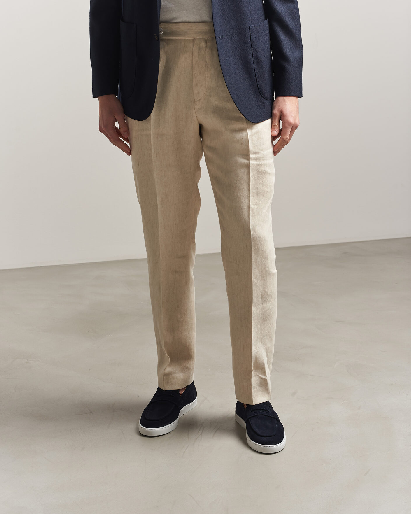 Men | Loafers | Fliteless | Suede Penny Sneaker Navy