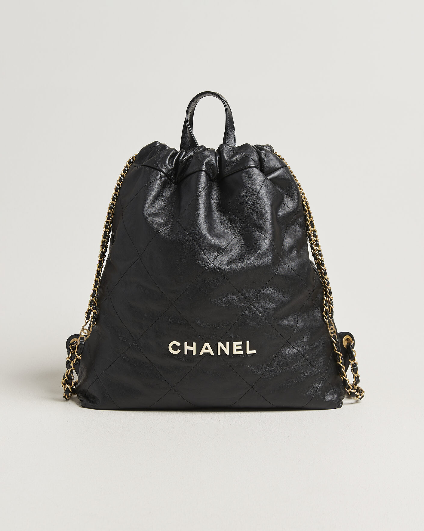 Men | Pre-Owned & Vintage Bags | Chanel Pre-Owned | Chanel 22 Backpack Black