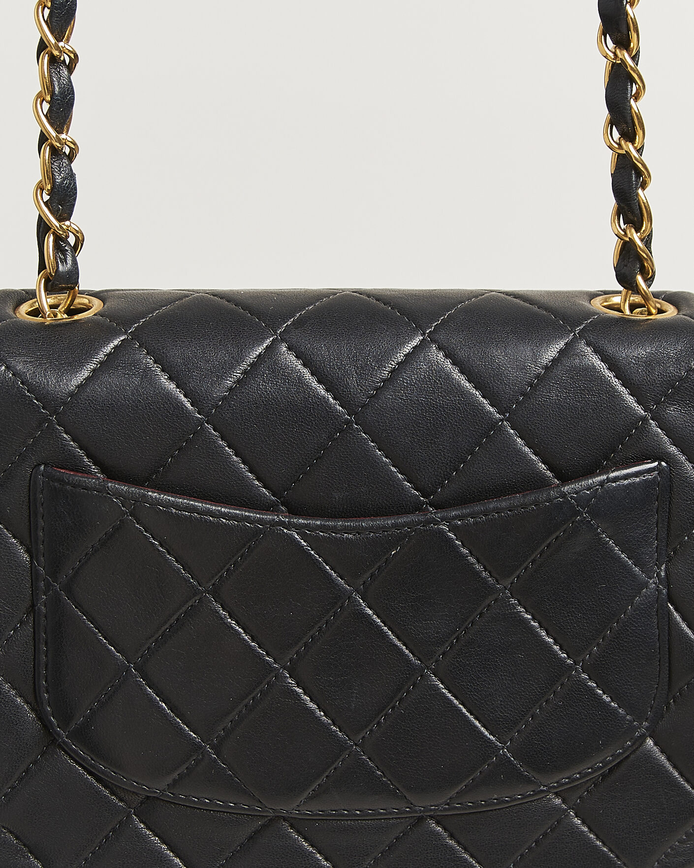 Men | Pre-Owned & Vintage Bags | Chanel Pre-Owned | Classic Mini Single Flap Square Bag Black