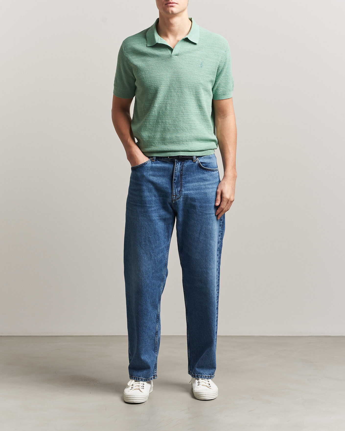 Men | Polo Shirts | Polo Ralph Lauren | Cotton Blend Polo Faded Mint