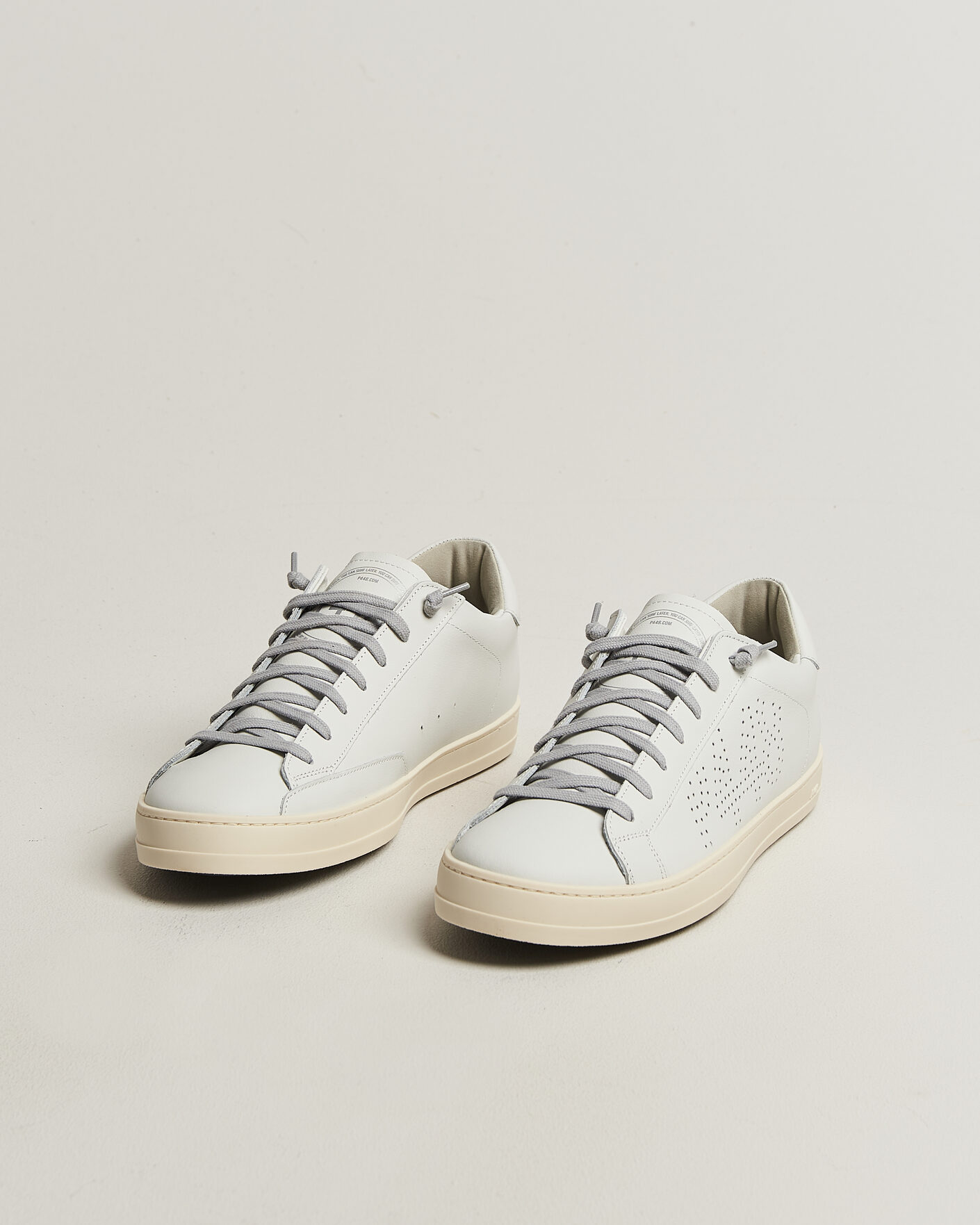 Men | Sneakers | P448 | John Leather Sneaker White