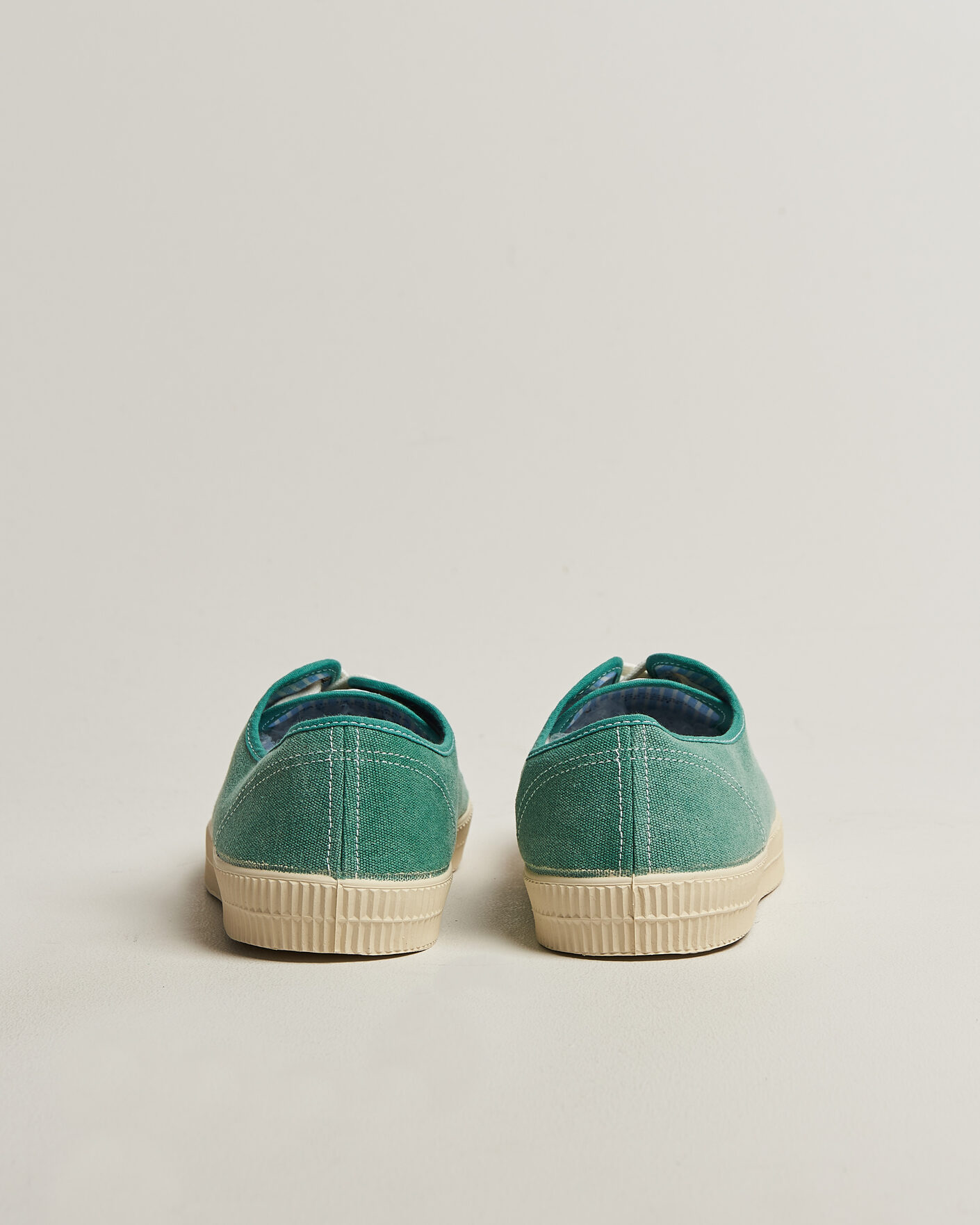 Novesta Star Master Washed Organic Cotton Sneaker Green at