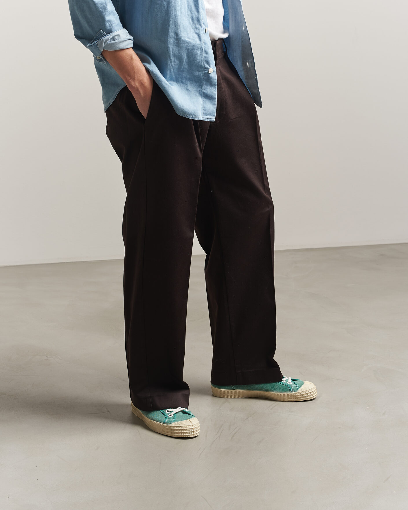 Men | Sneakers | Novesta | Star Master Washed Organic Cotton Sneaker Green