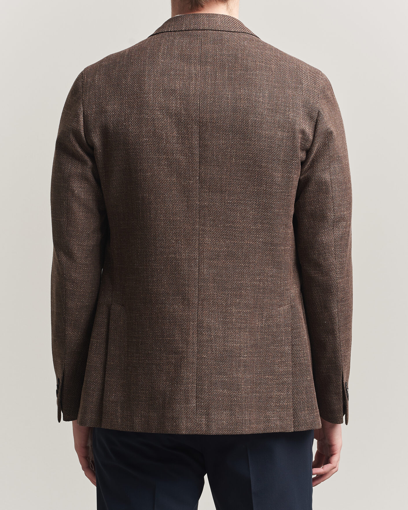 Men | Blazers | Incotex | Structured Cotton Blazer Dark Brown