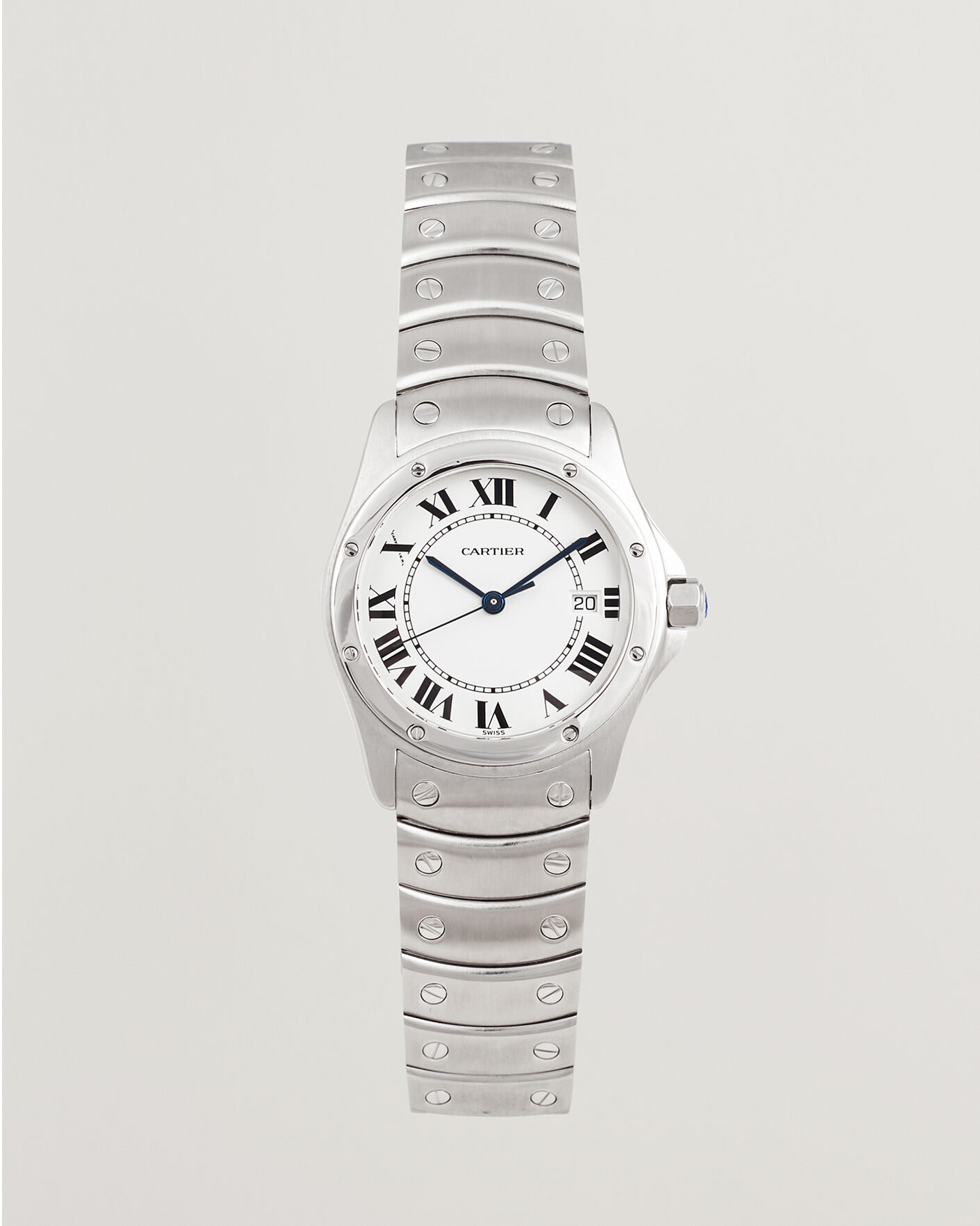Men | Cartier Pre-Owned Santos Ronde | Cartier Pre-Owned | Santos Ronde