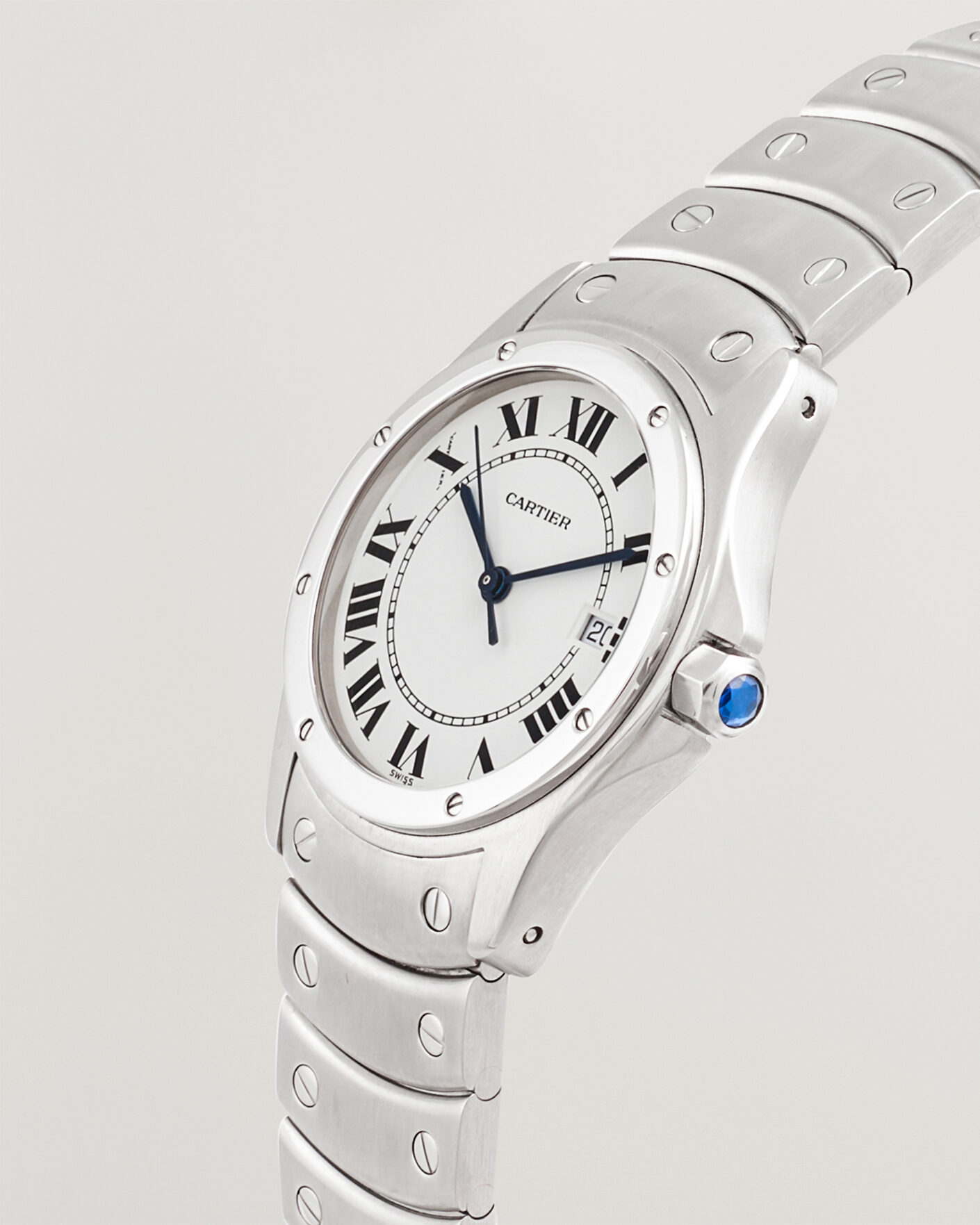 Men | Cartier Pre-Owned Santos Ronde | Cartier Pre-Owned | Santos Ronde
