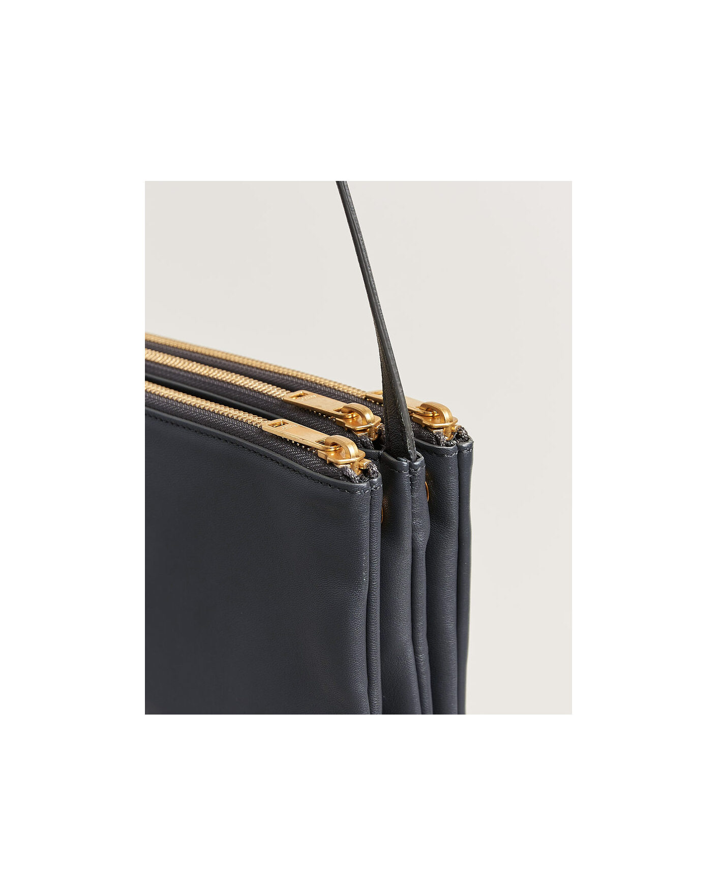 Men | Pre-Owned & Vintage Bags | Celine Pre-Owned | Trio Bag Small Leather Grey