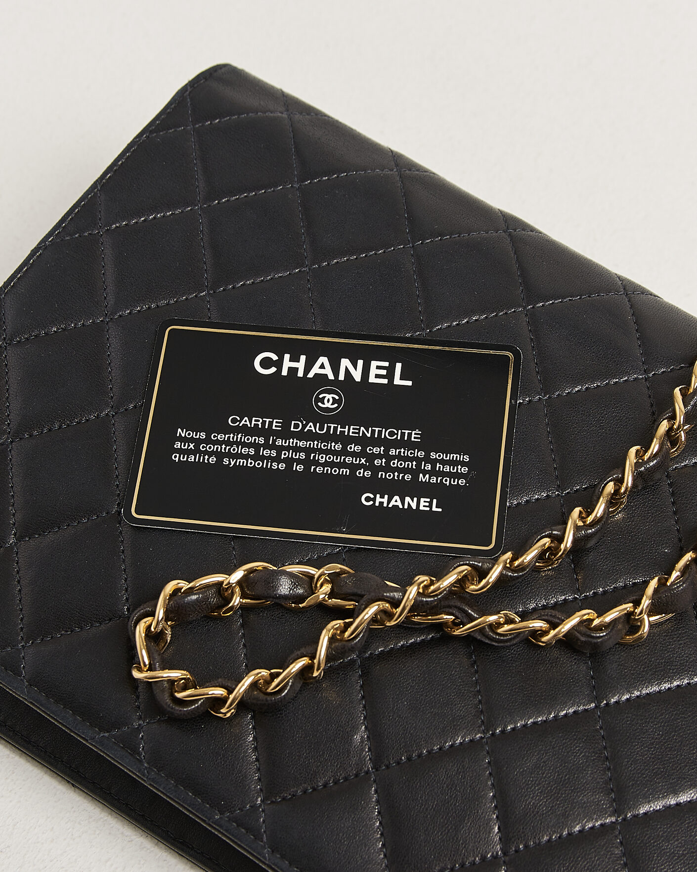 Men | Pre-Owned & Vintage Bags | Chanel Pre-Owned | Single Flap Bag Black