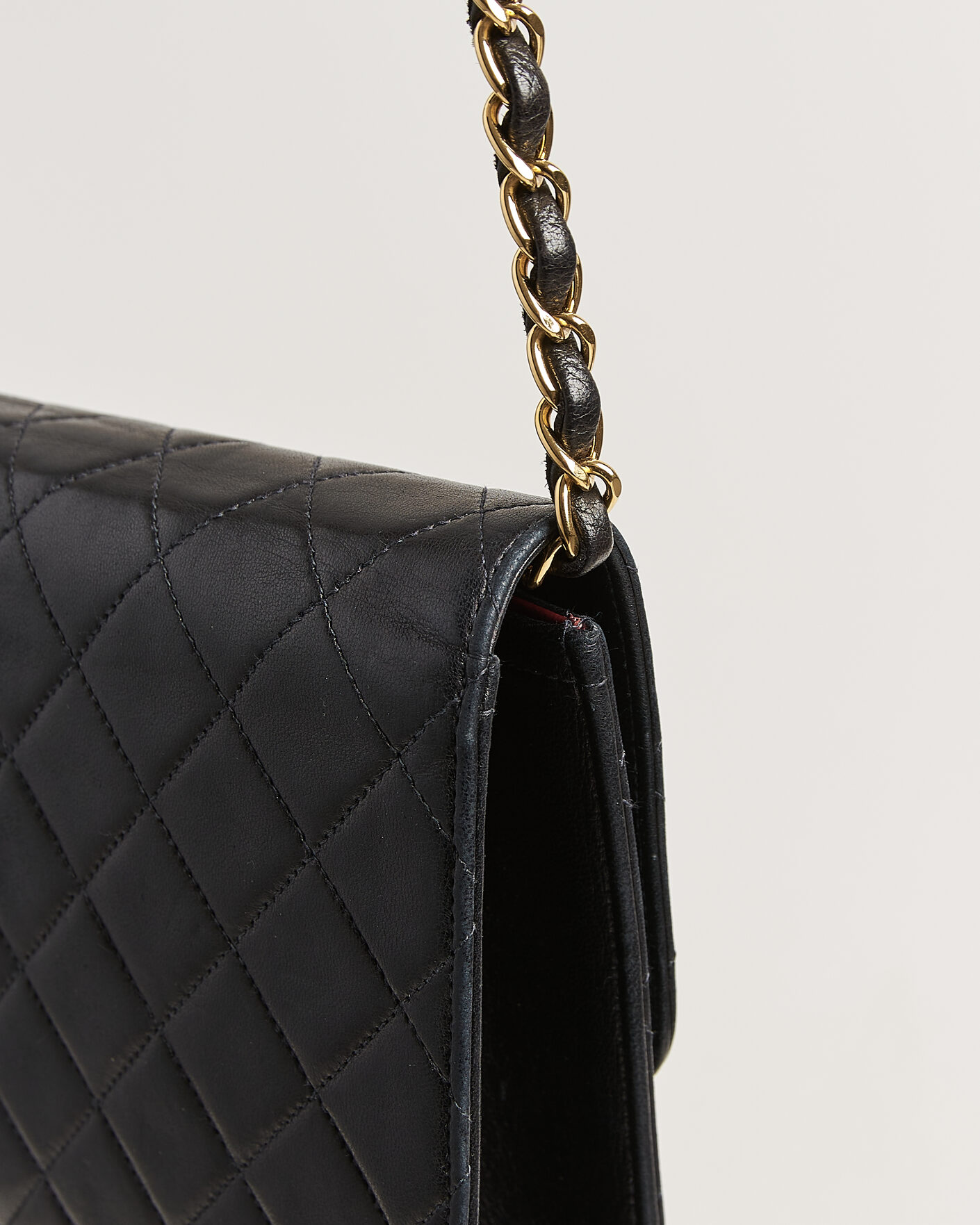 Men | Pre-Owned & Vintage Bags | Chanel Pre-Owned | Single Flap Bag Black