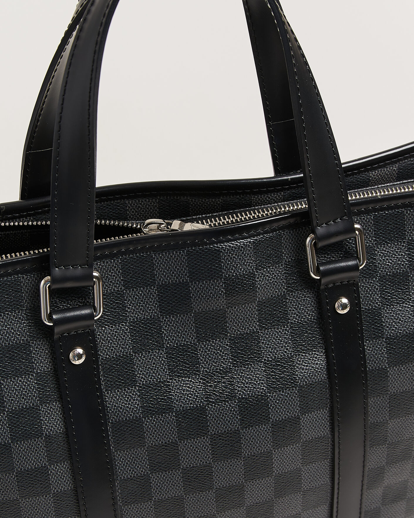 Men | Pre-Owned & Vintage Bags | Louis Vuitton Pre-Owned | Tadao Tote bag PM Damier Graphite