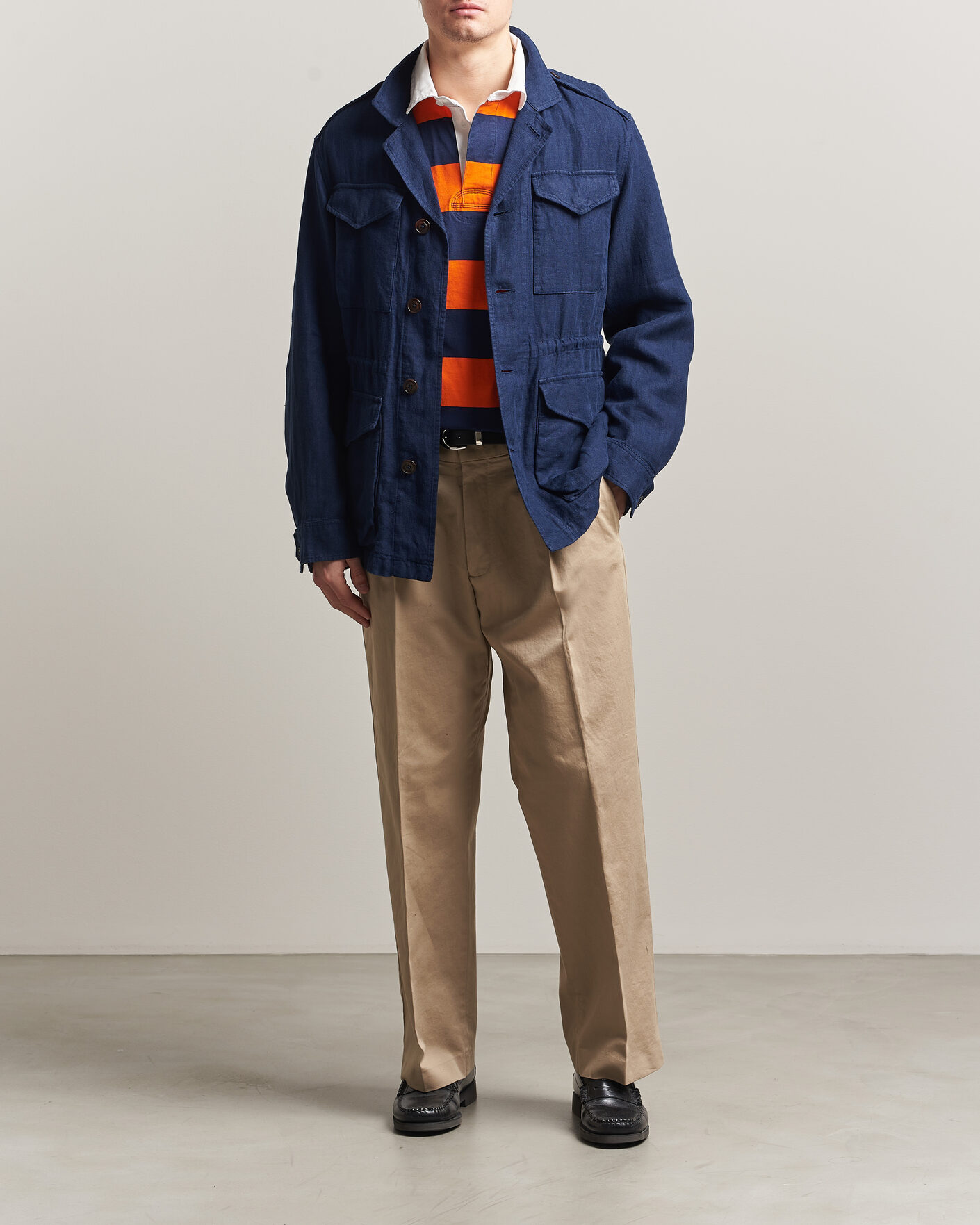 Polo Ralph Lauren Lined Field Jacket Newport Navy at CareOfCarl.com