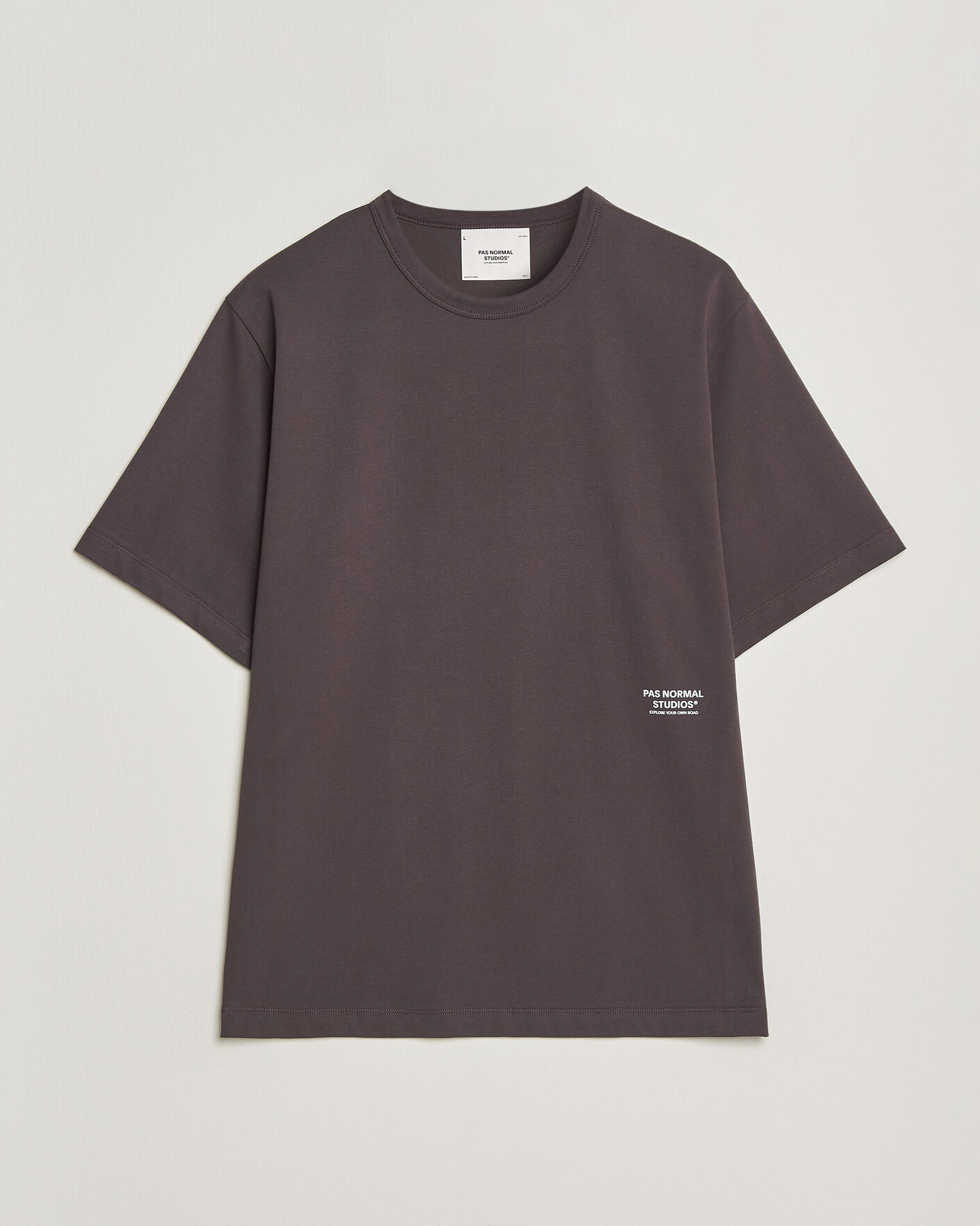 Men | T-Shirts | Pas Normal Studios | Off Race Cotton Tech T-Shirt Dark Purple