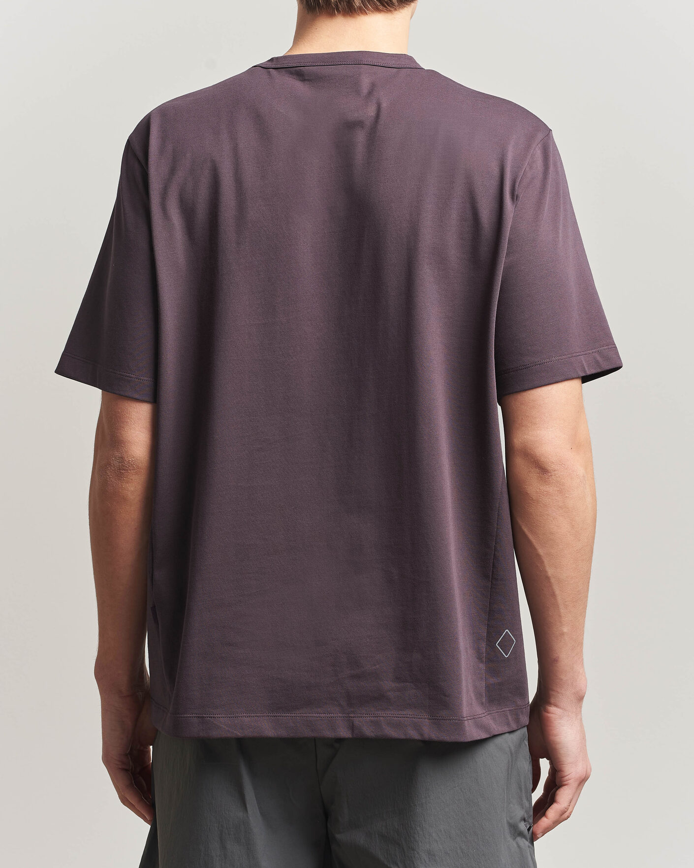 Men | T-Shirts | Pas Normal Studios | Off Race Cotton Tech T-Shirt Dark Purple
