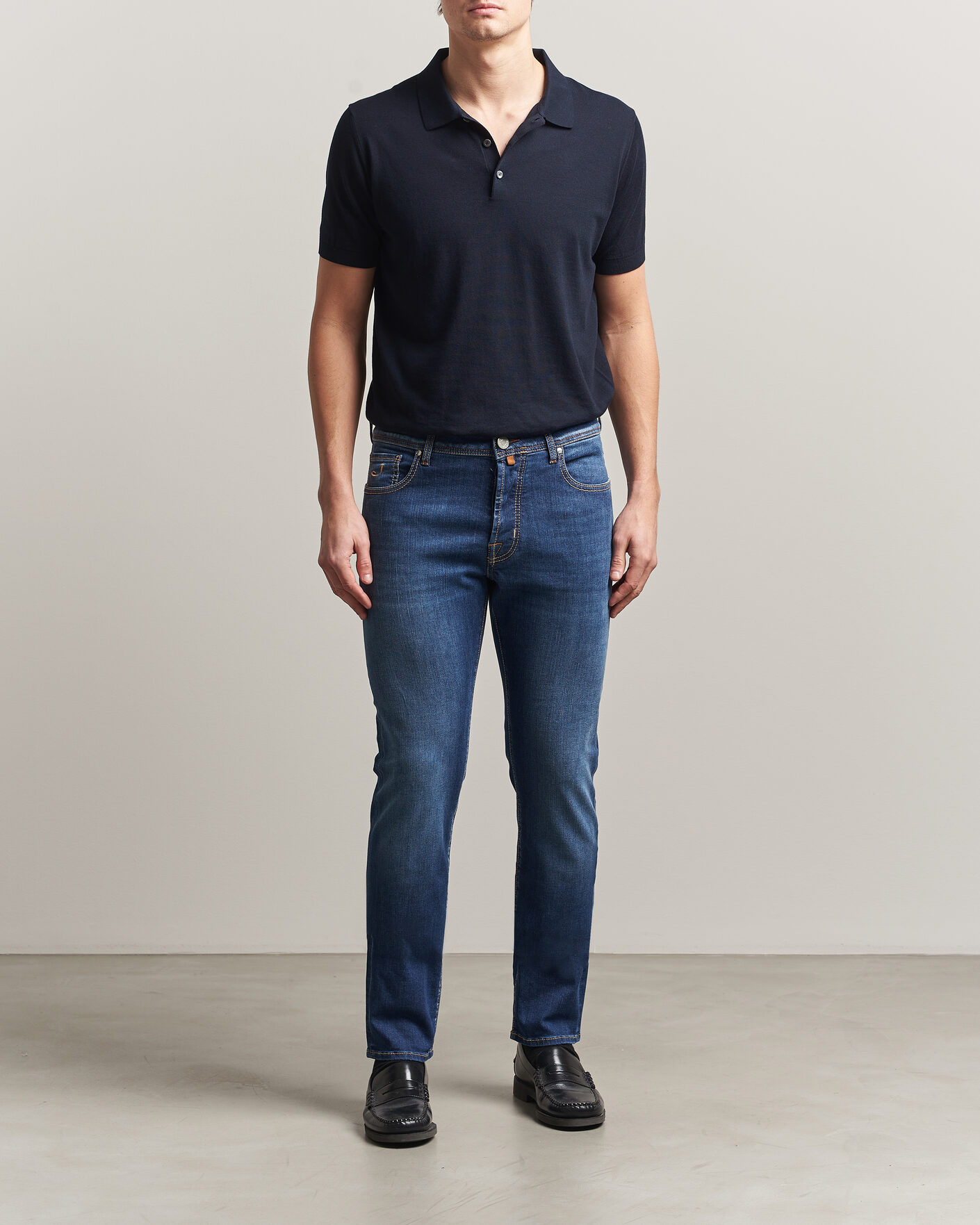 Men | Jeans | Jacob Cohën | Bard Slim Fit Super Stretch Jeans Medium Vintage