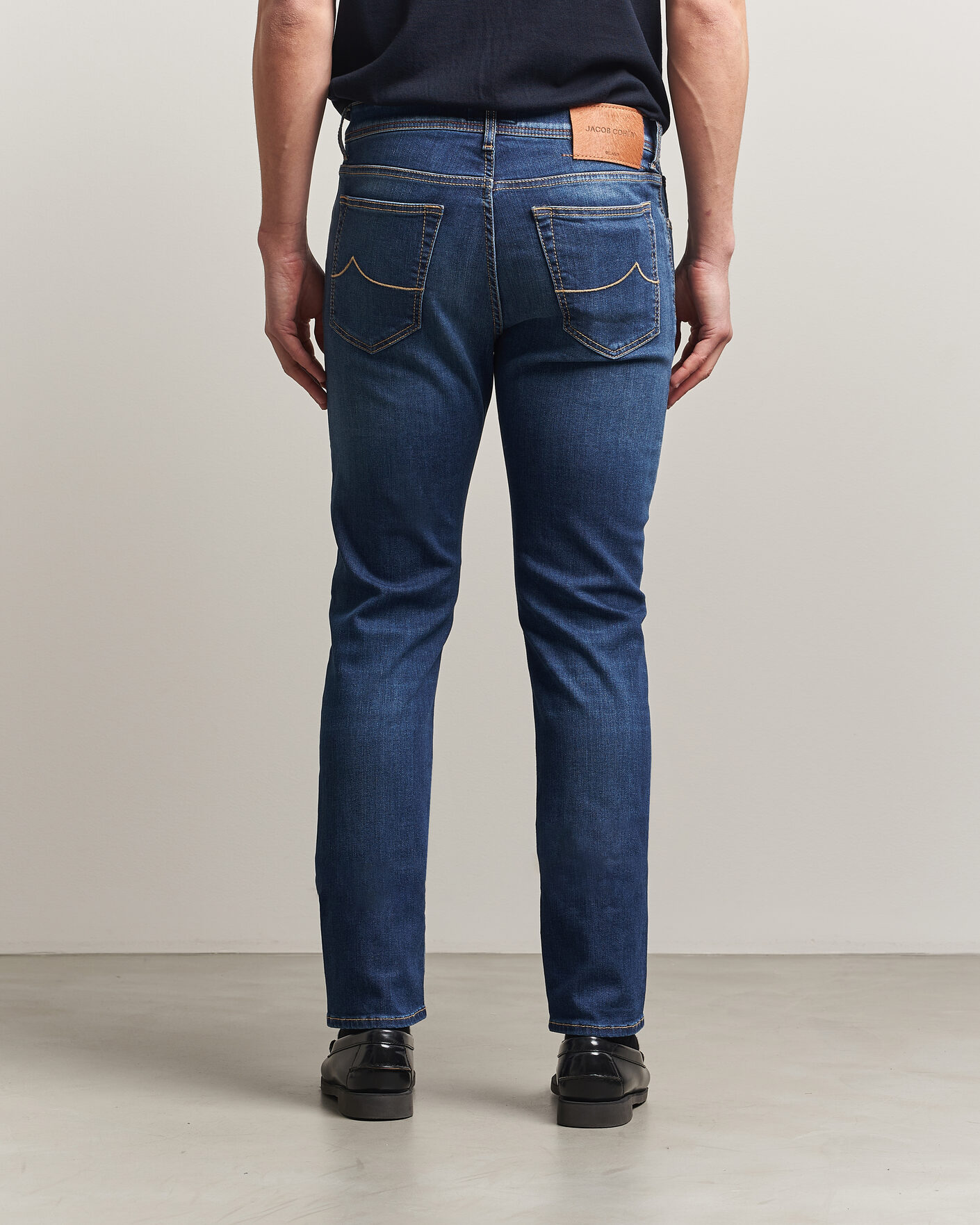 Men | Trousers | Jacob Cohën | Bard Slim Fit Super Stretch Jeans Medium Vintage
